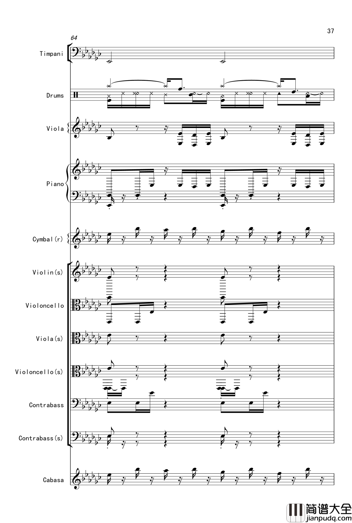 Bad_apple钢琴谱_总谱震撼登场_娜娜X东方_东方project