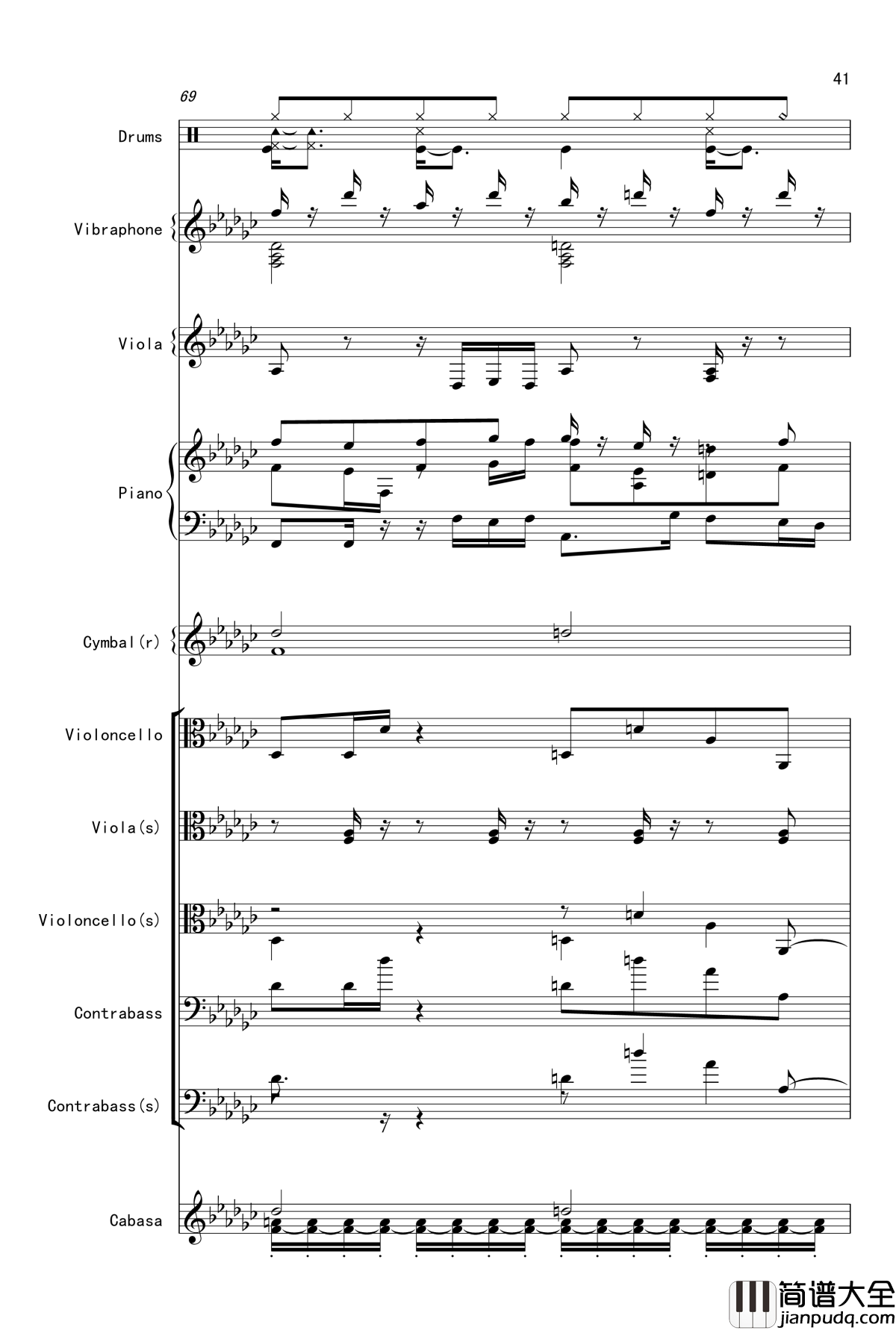 Bad_apple钢琴谱_总谱震撼登场_娜娜X东方_东方project