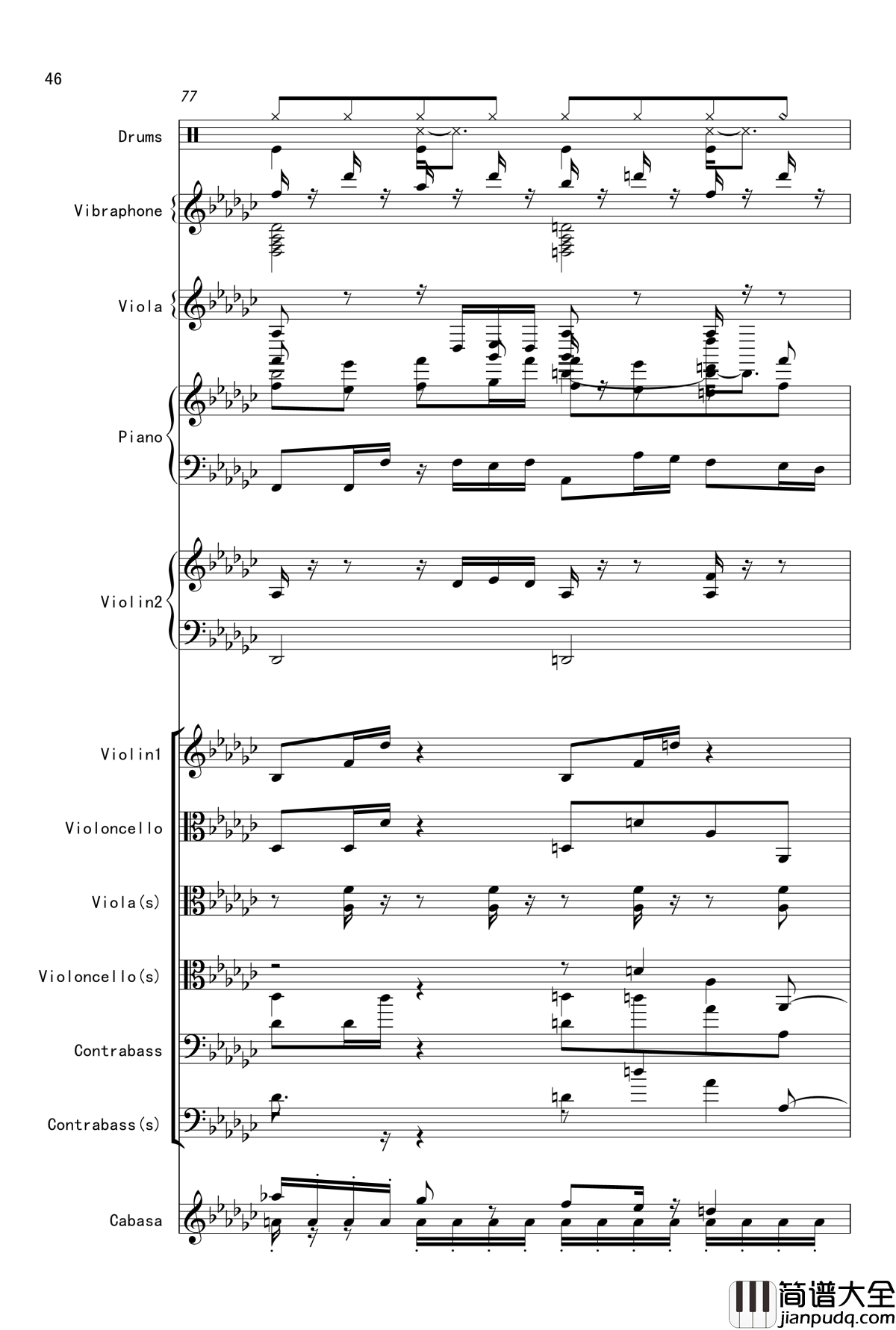 Bad_apple钢琴谱_总谱震撼登场_娜娜X东方_东方project