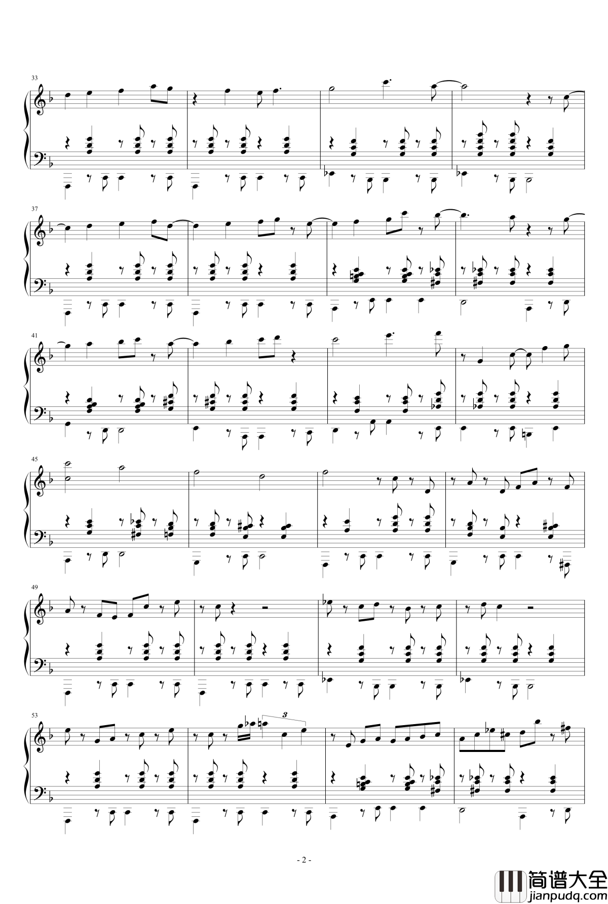 Alice's_Bossa_Nova钢琴谱_OMM