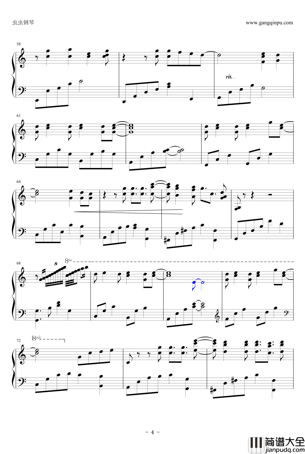 再见_再见钢琴谱_piano_逃跑计划