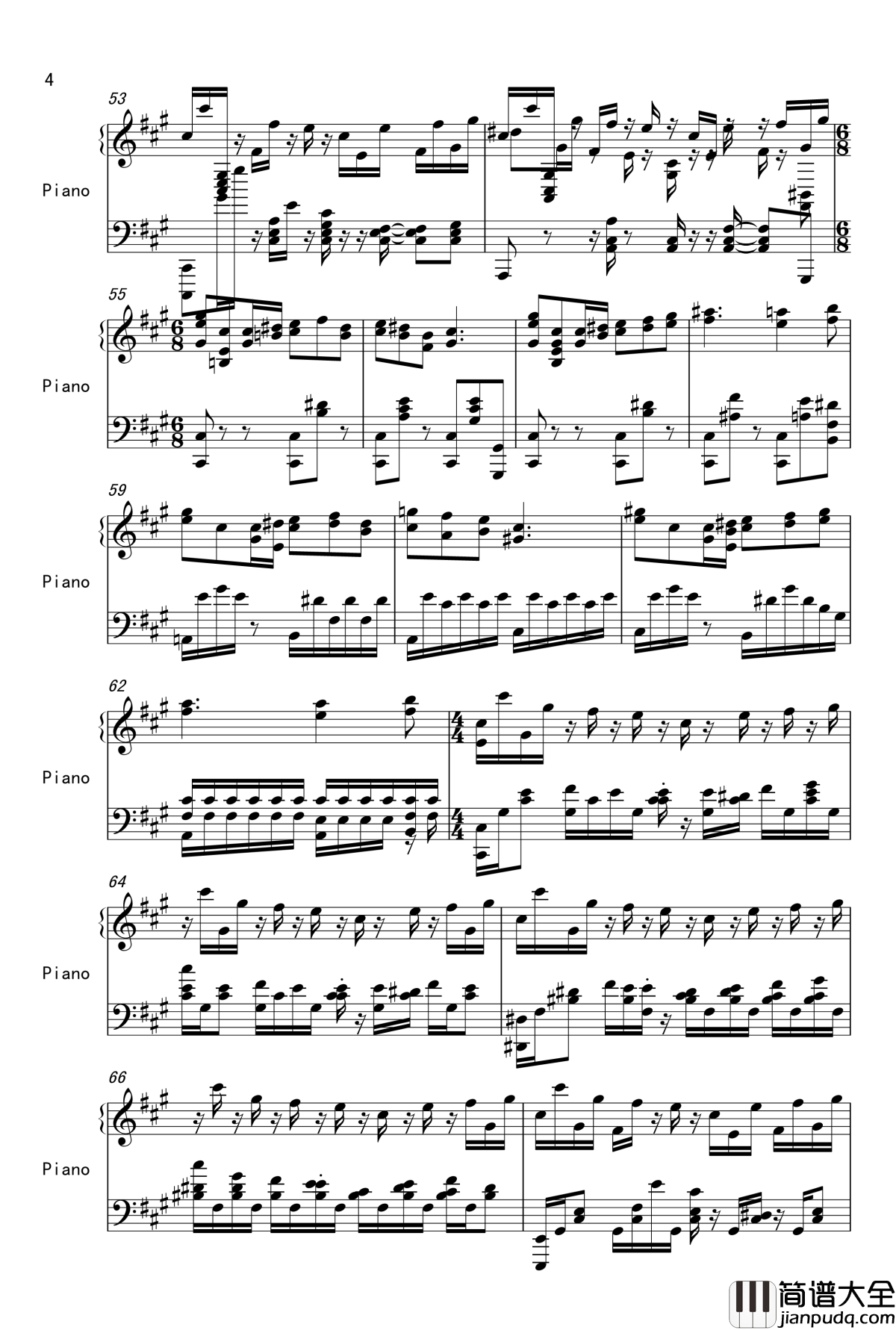 神さびた古戦場御柱の墓場钢琴谱_sonata_娜娜X东方