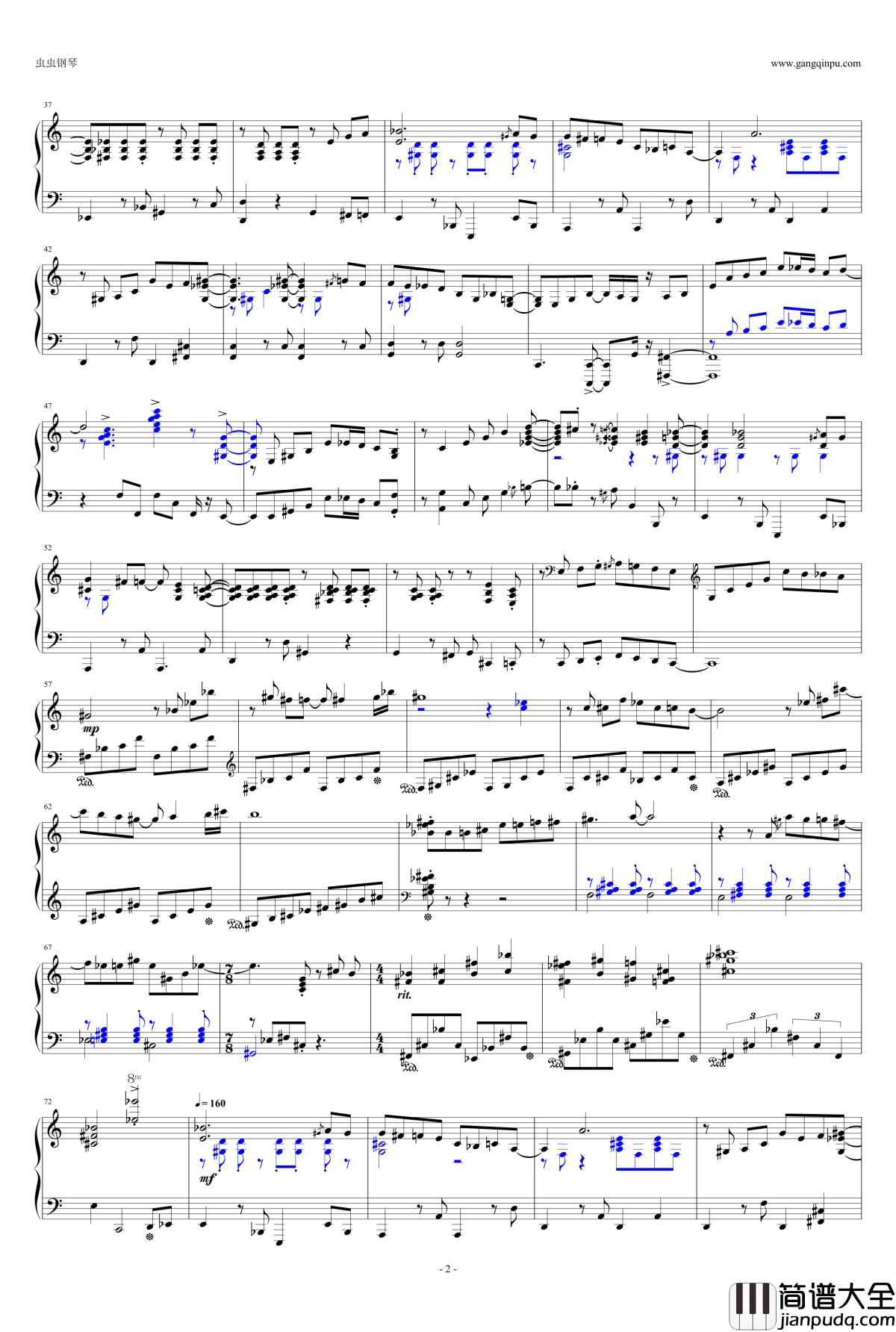 Samambaia钢琴谱_独奏_Cesar_Camargo_Mariano