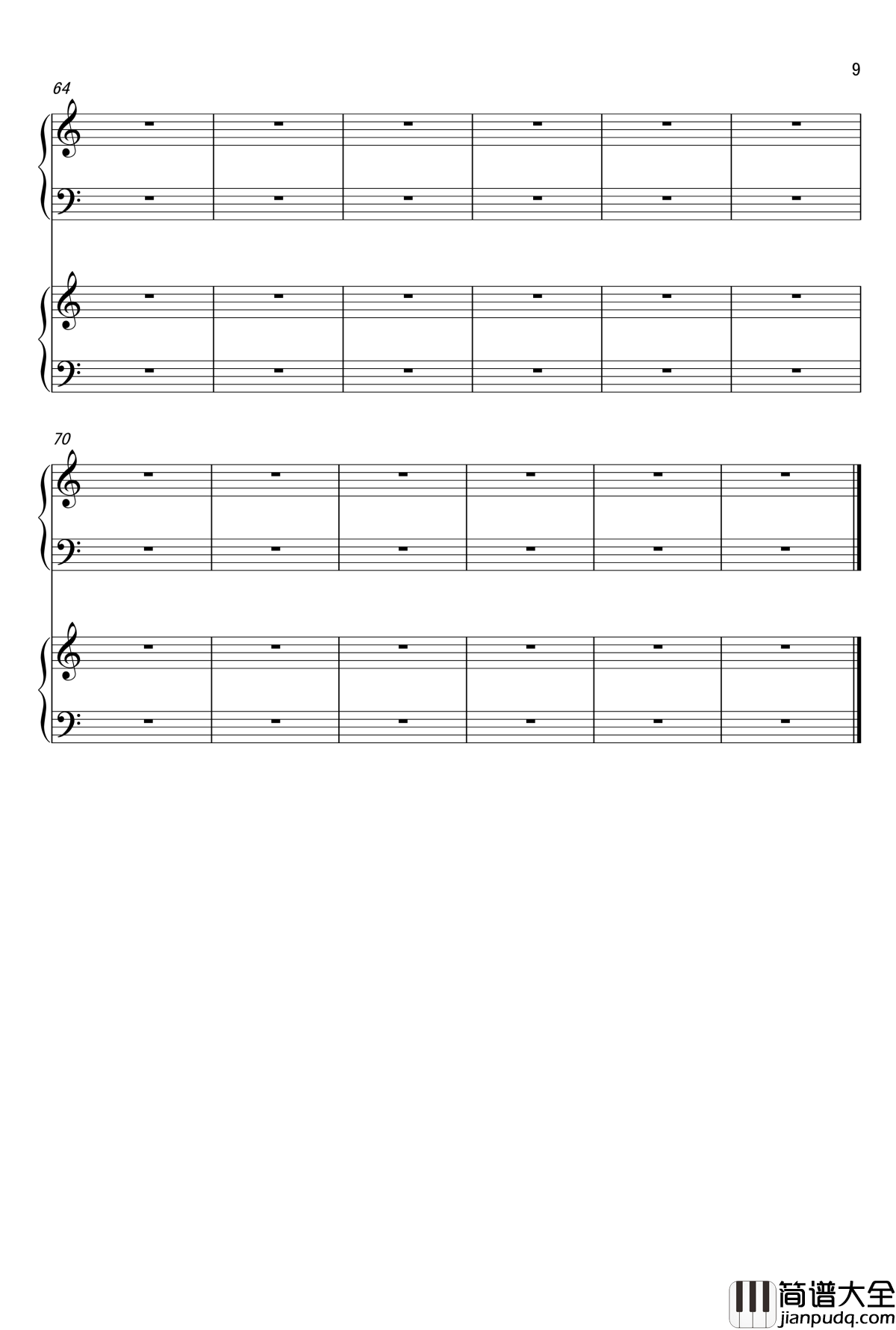 那些年钢琴谱_殷礼翰