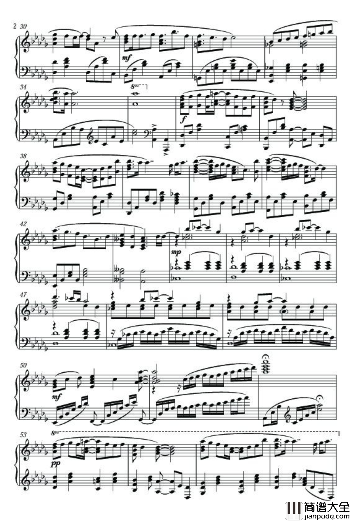 恋文钢琴谱_Koibumi_Rewrite静流线主题歌