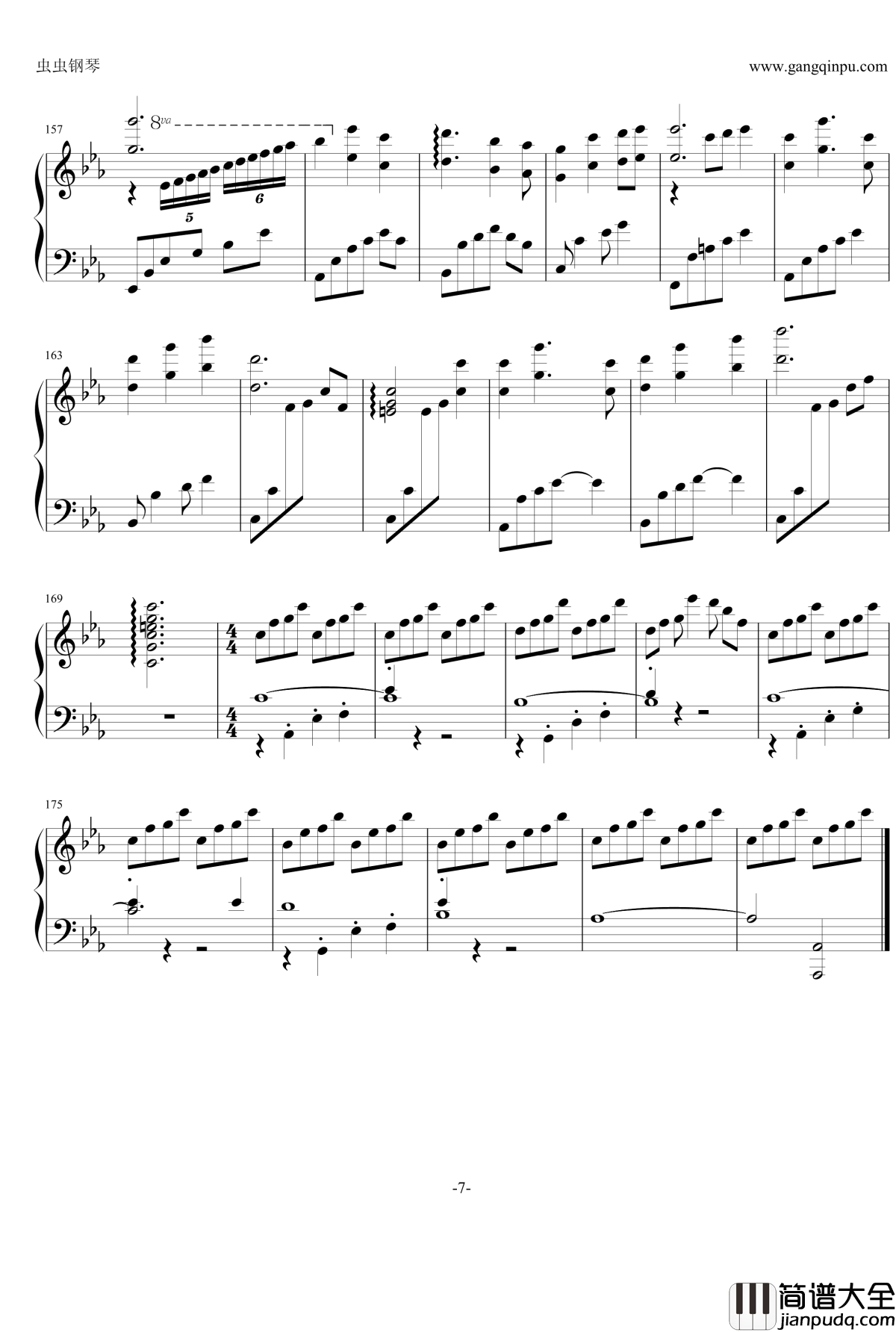 精灵之歌钢琴谱_原声_V.K