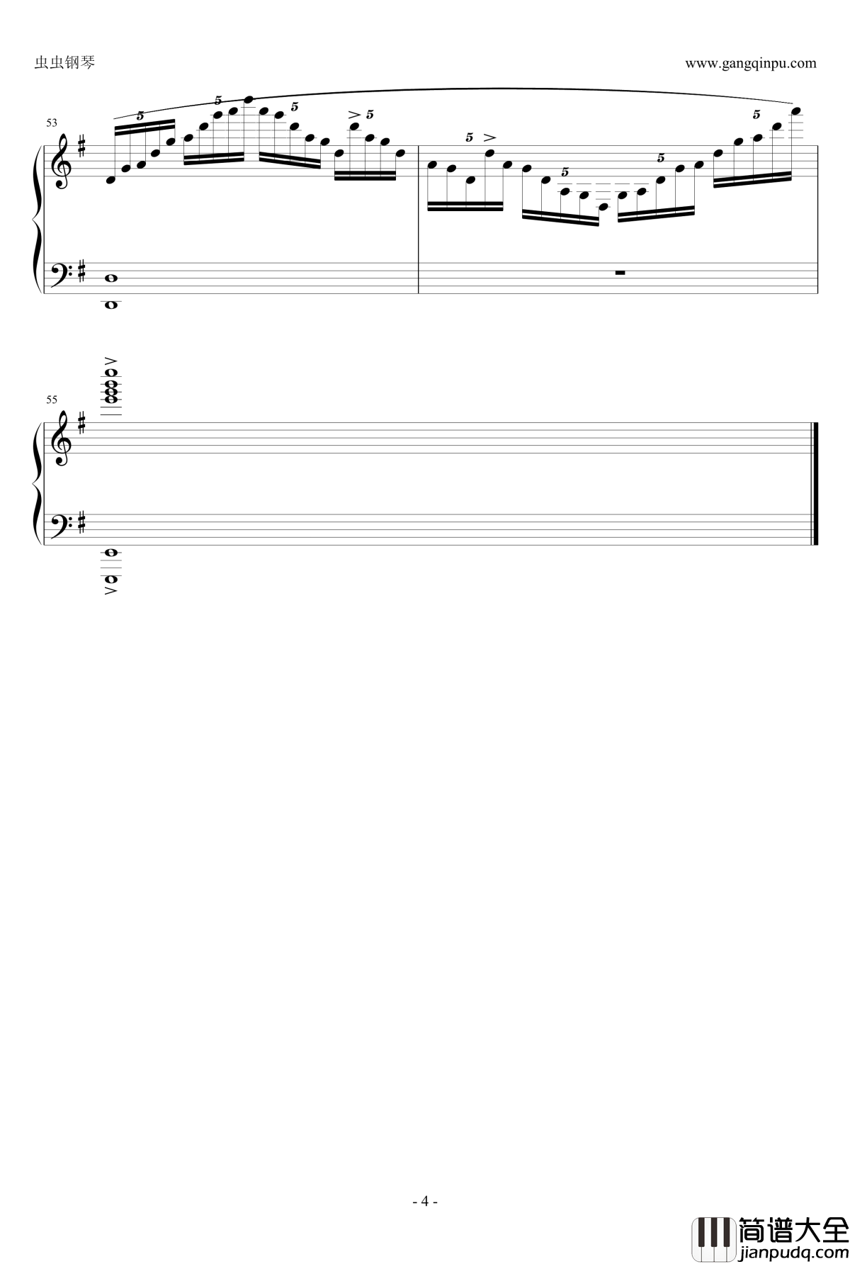 No_Game_No_Life_OP钢琴谱_游戏人生