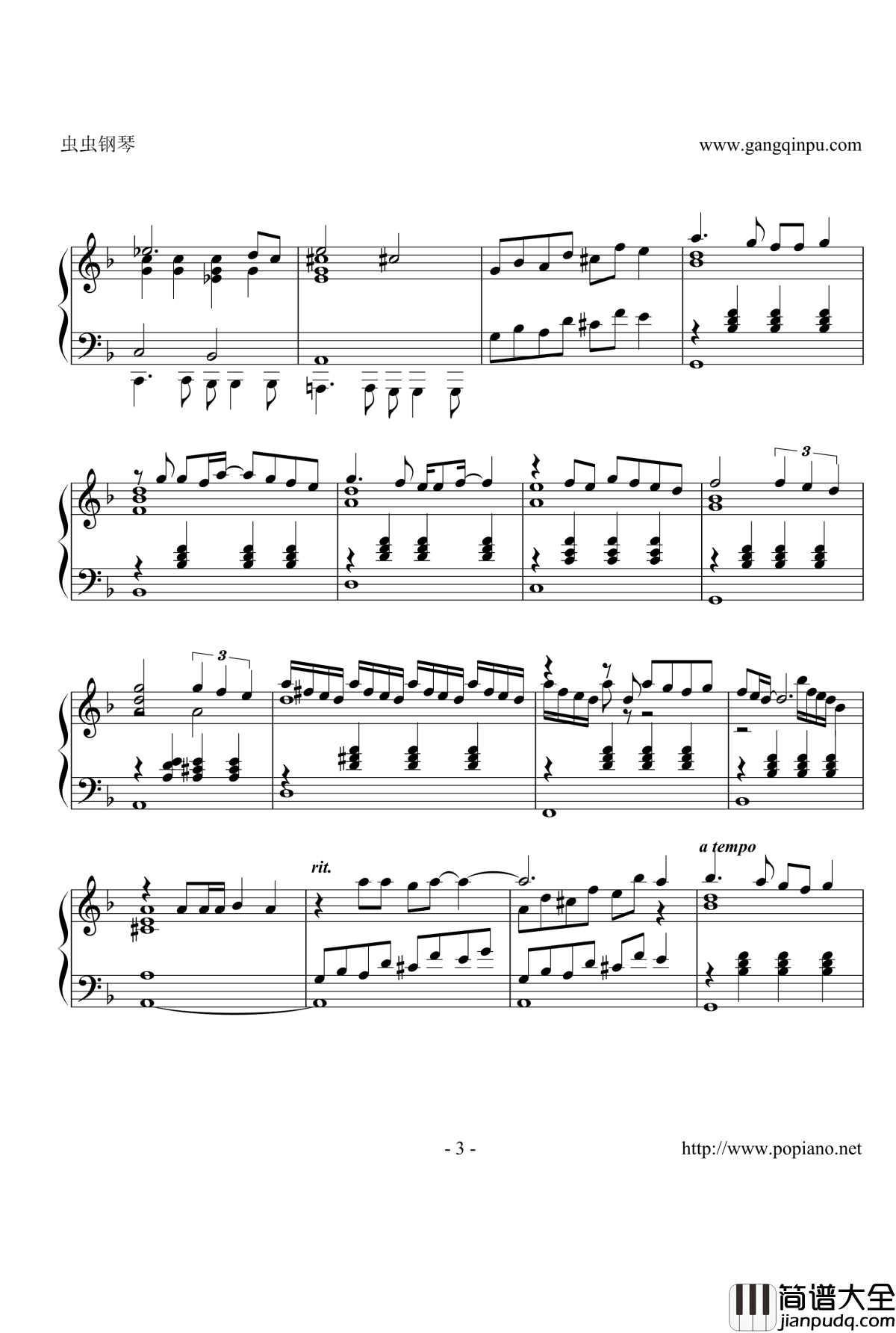 Rise_like_a_phoenix钢琴谱_肯奇塔·沃斯特_Conchita_Wurst