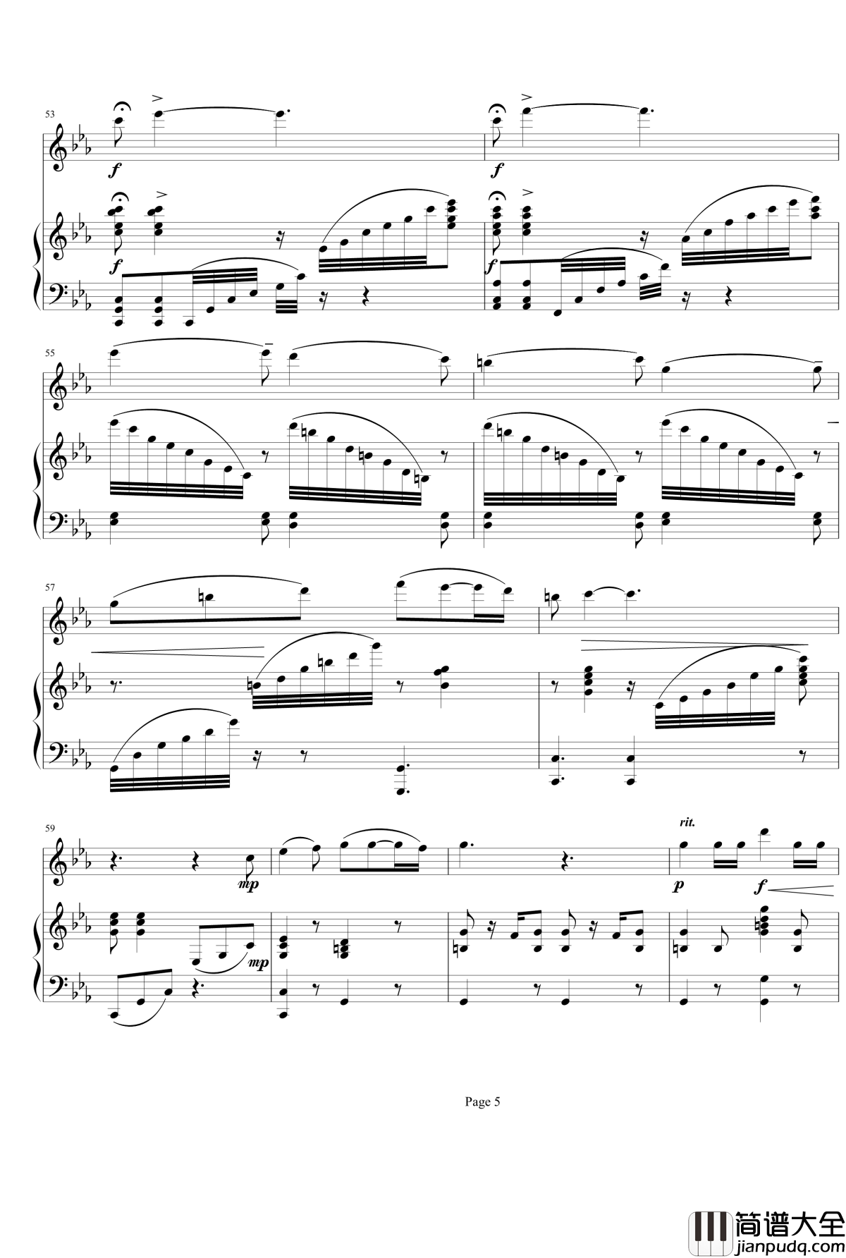 再别康桥钢琴谱_大提琴与钢琴_项道荣