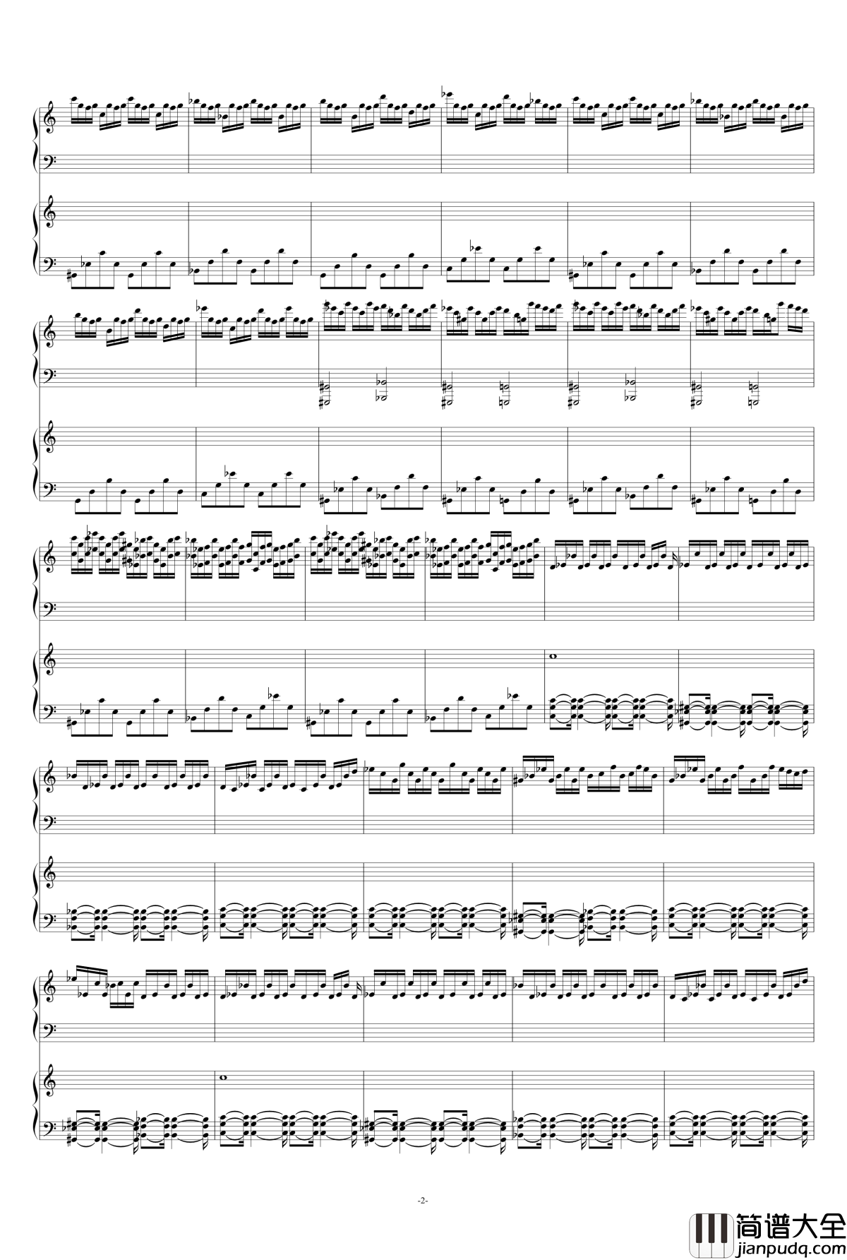 悲伤の星辰记忆钢琴谱_as2134