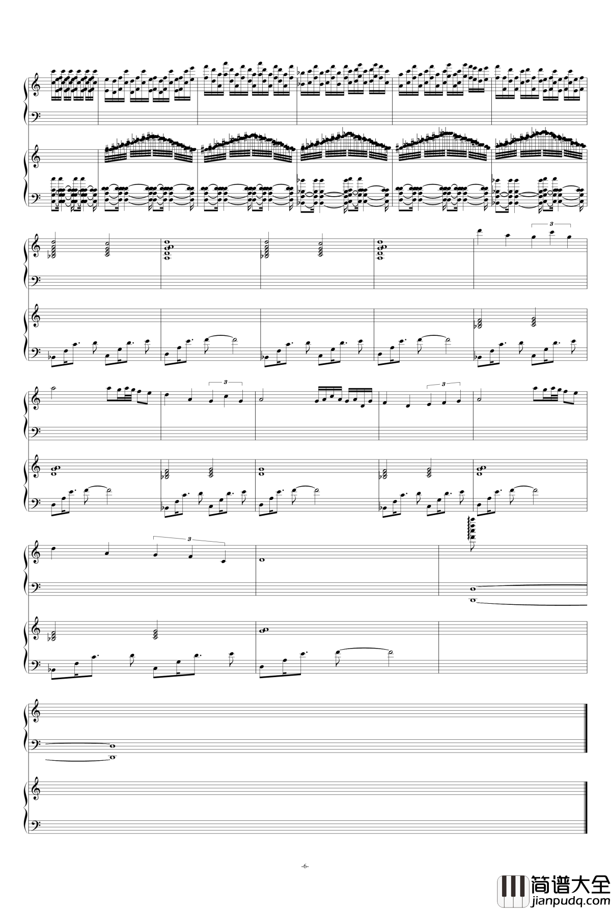 悲伤の星辰记忆钢琴谱_as2134