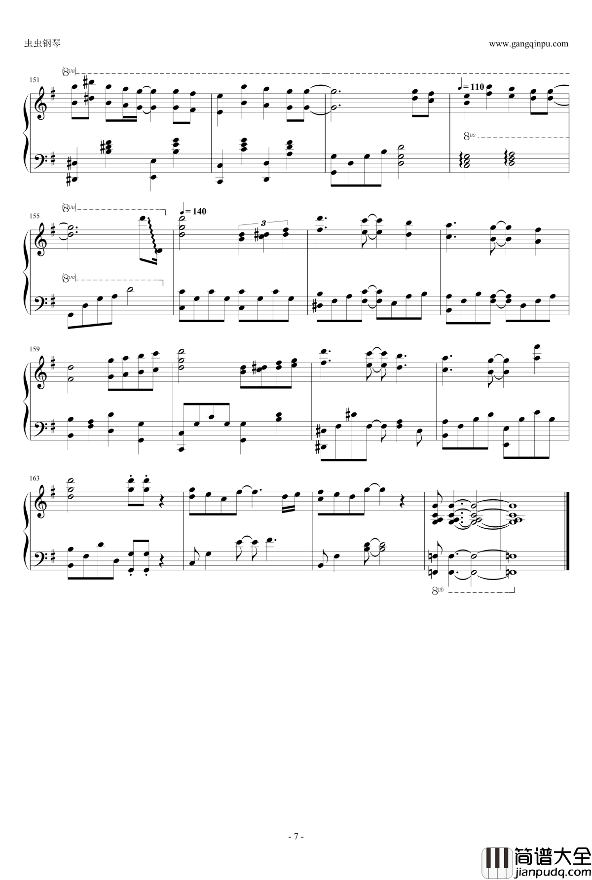 ハルウタ钢琴谱_春之歌_名探偵コナン11人目のストライカー主题曲_名侦探柯南