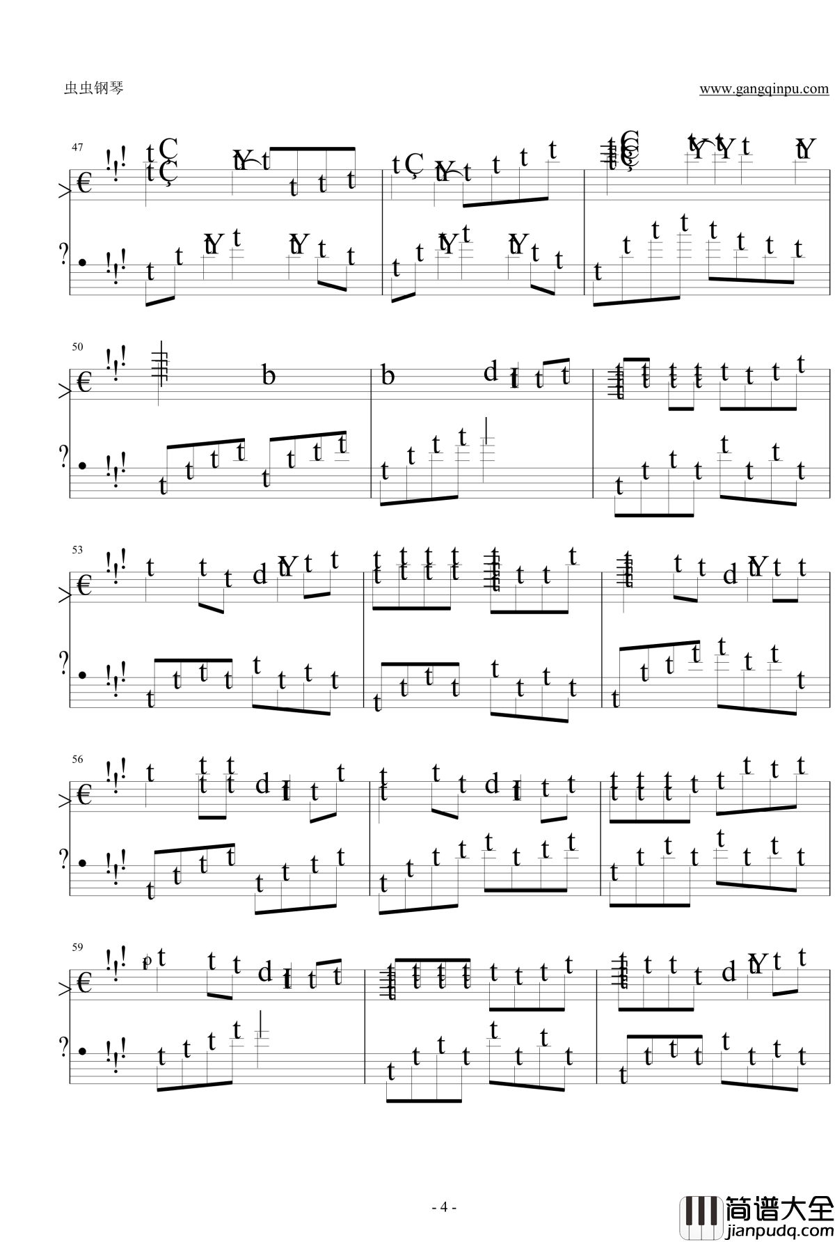 愿得一人心钢琴谱_李行亮