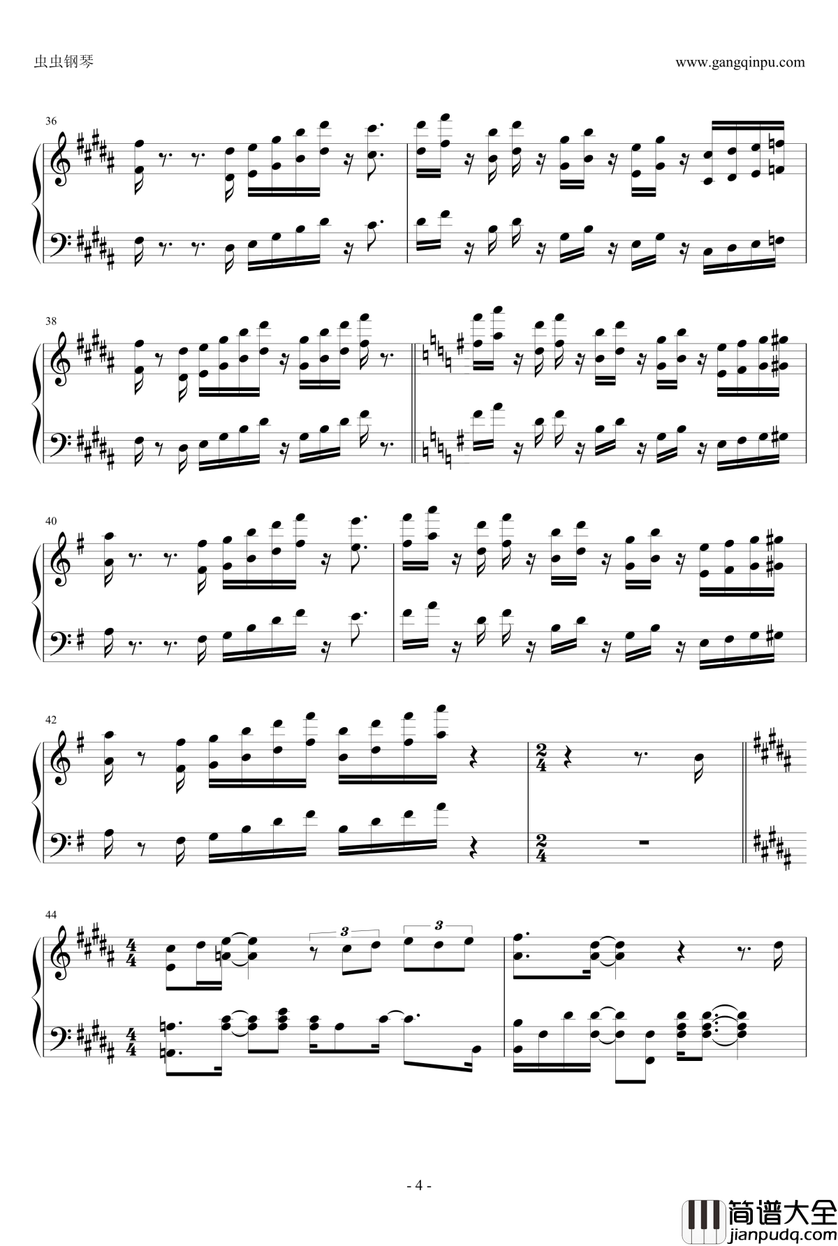 松榈树下的梦境钢琴谱_西村由纪江