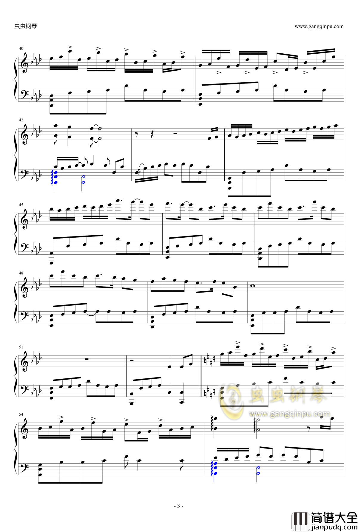 说话的鱼钢琴谱_接近原版_山居岁月