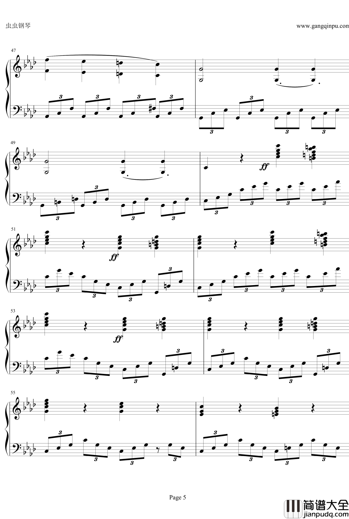 贝多芬第一钢琴奏鸣曲钢琴谱_作品2，第一号_贝多芬_beethoven