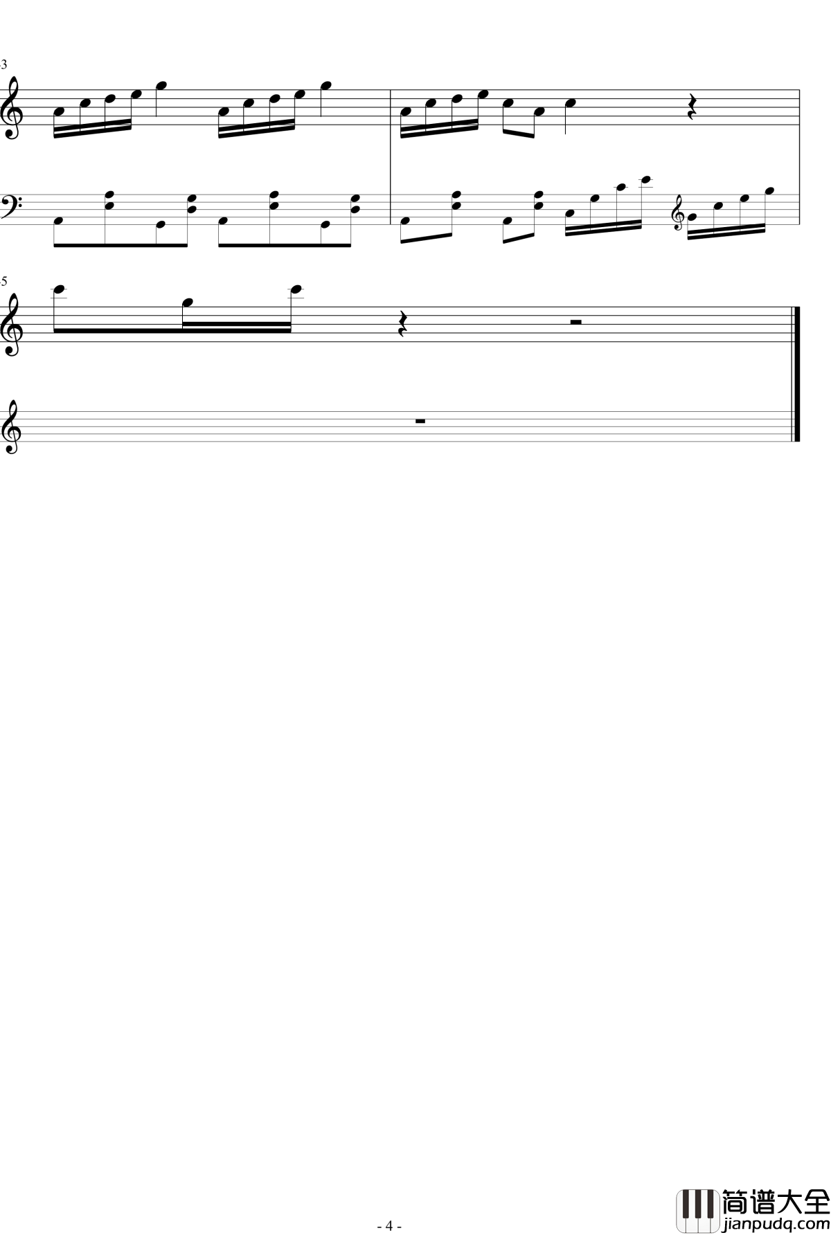 春秋序钢琴谱_白菜竹菌