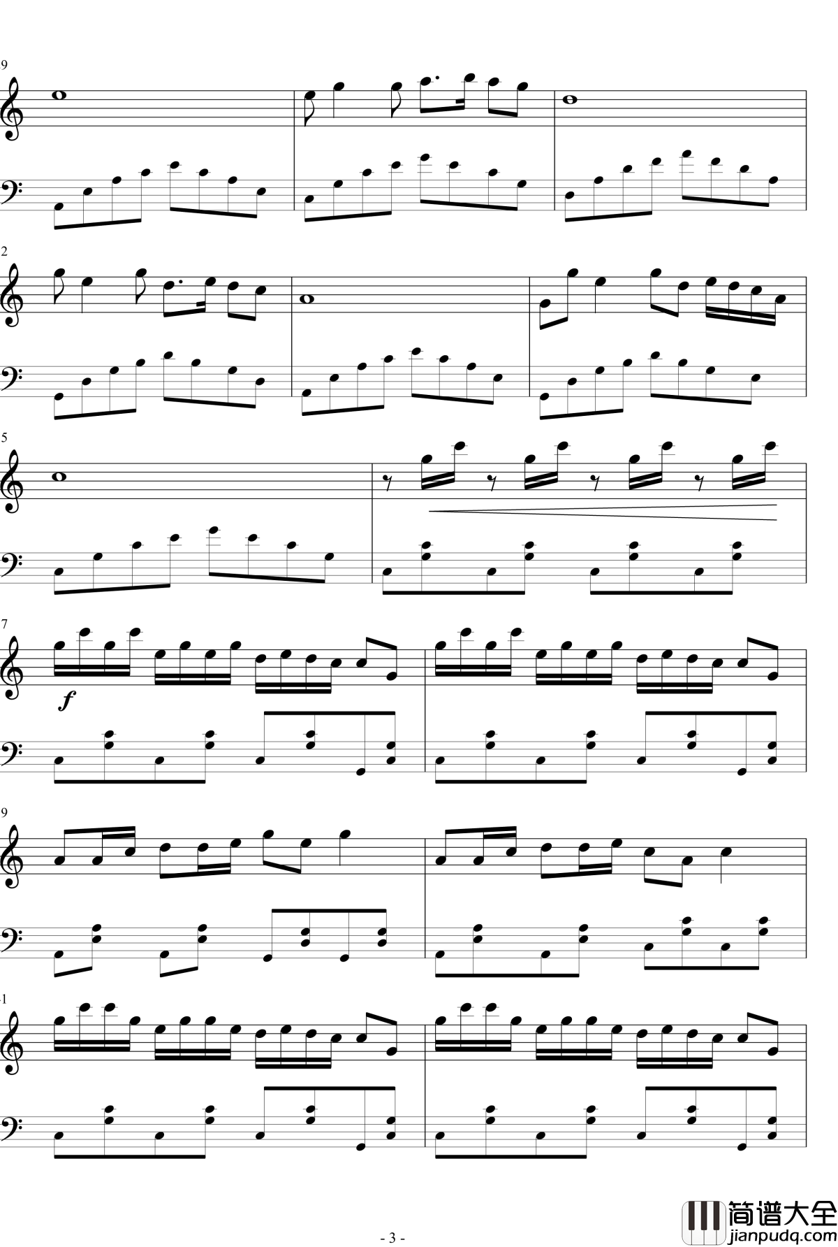 春秋序钢琴谱_白菜竹菌