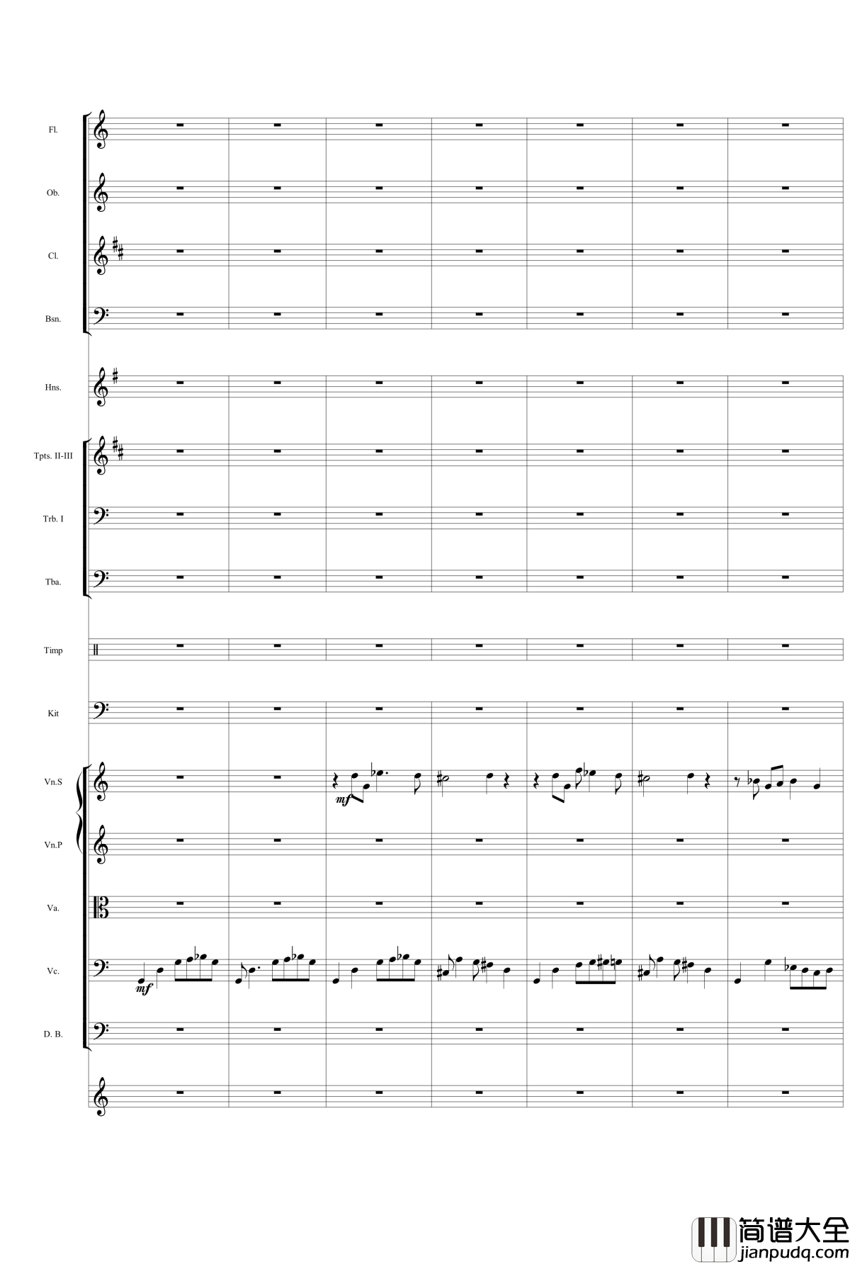 华丽乐章No.1钢琴谱_幻想_gyf513