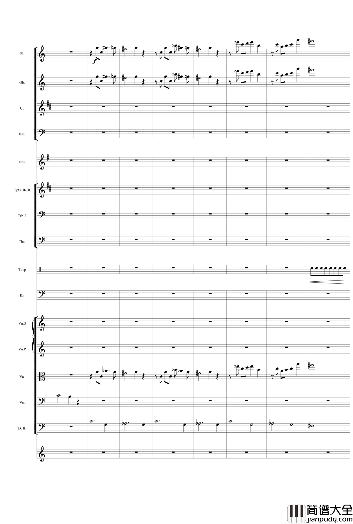 华丽乐章No.1钢琴谱_幻想_gyf513