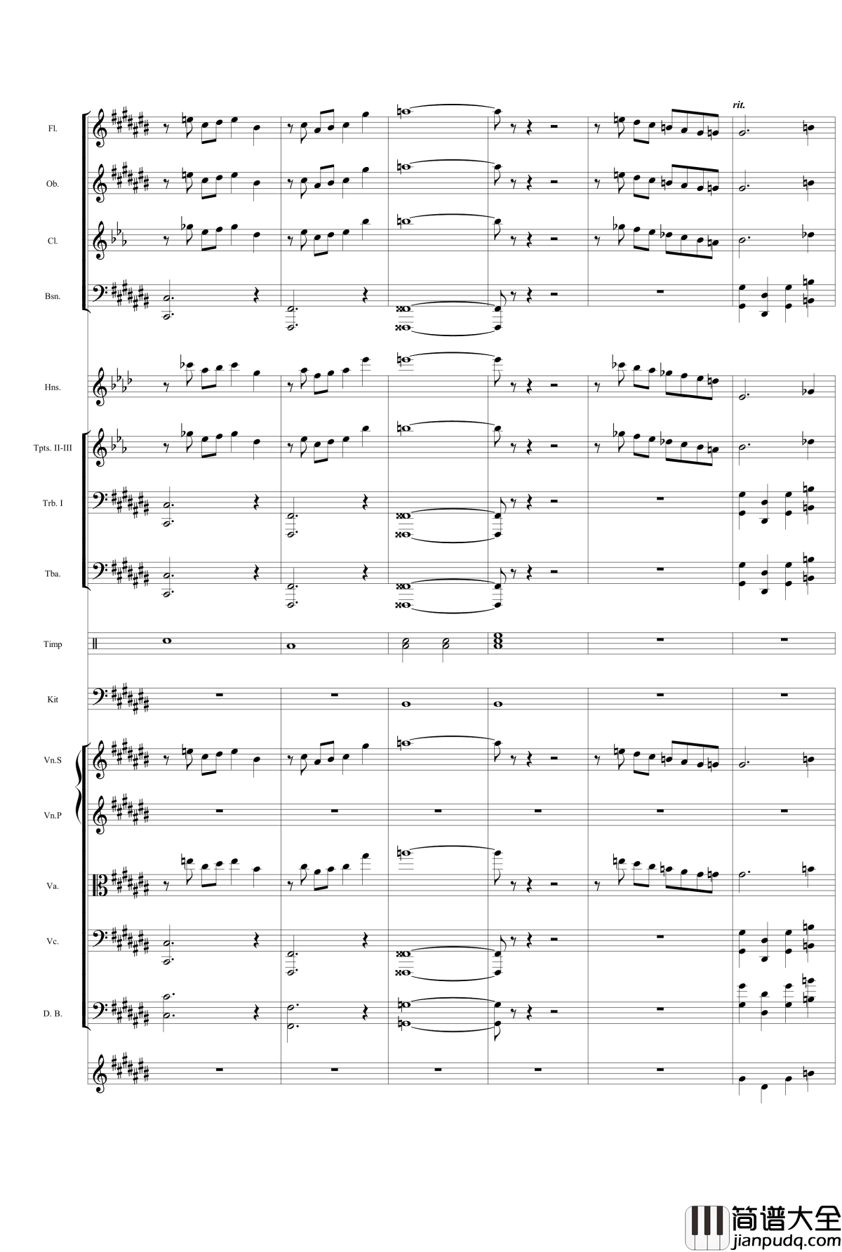 华丽乐章No.1钢琴谱_幻想_gyf513