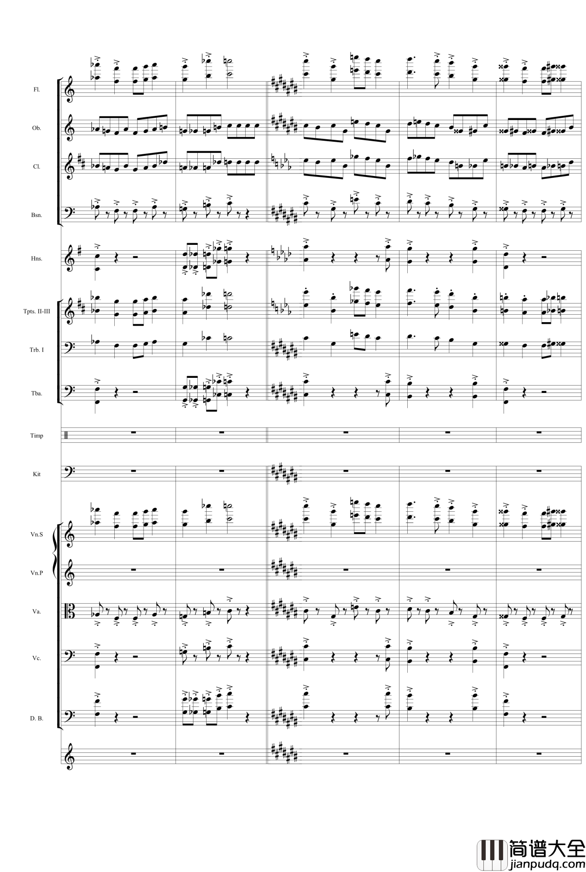 华丽乐章No.1钢琴谱_幻想_gyf513