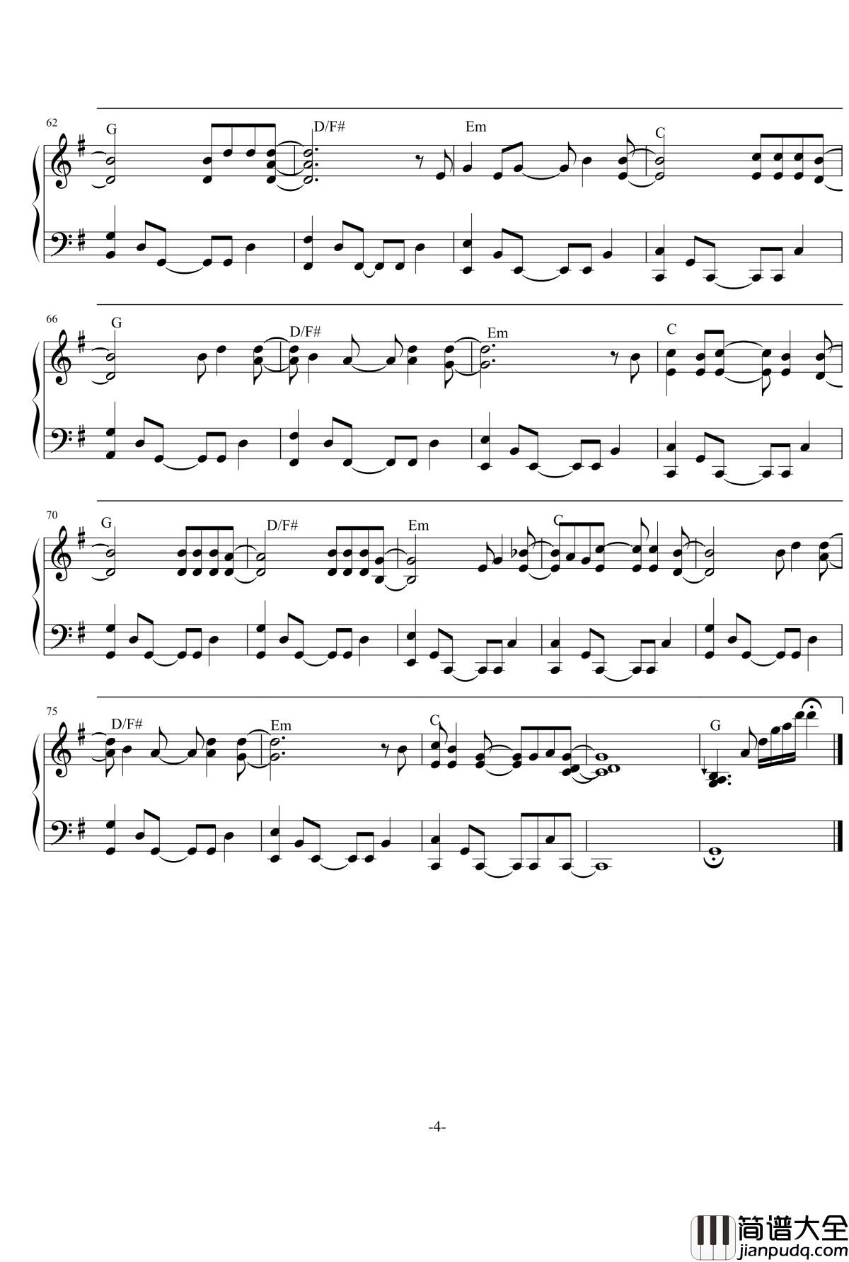 Lovely_Day钢琴谱__原来是美男_主题曲_朴信惠