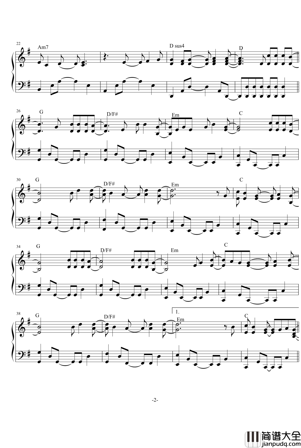 Lovely_Day钢琴谱__原来是美男_主题曲_朴信惠