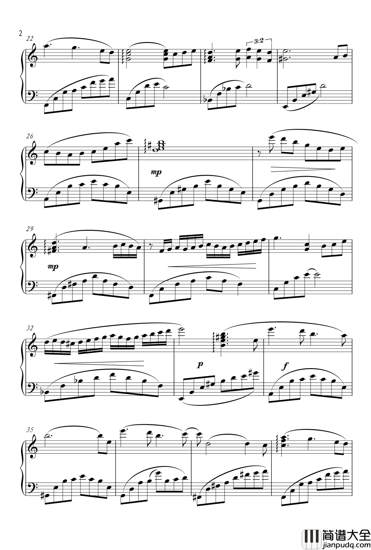 无名的忧伤钢琴谱_曾帅