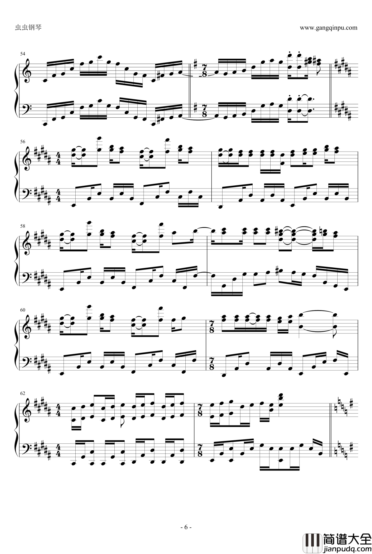 Tears_night钢琴谱_水树奈奈