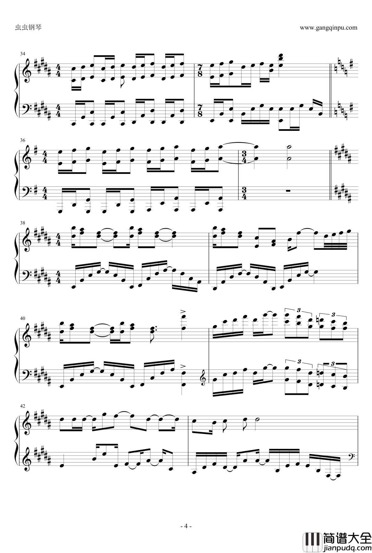 Tears_night钢琴谱_水树奈奈