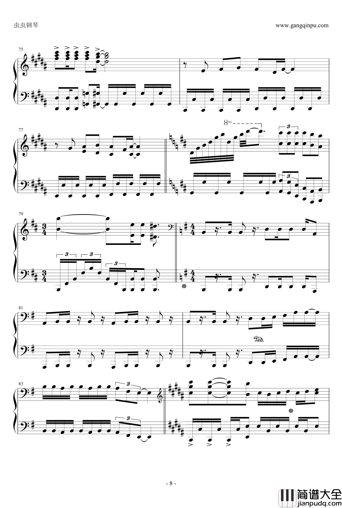 Tears_night钢琴谱_水树奈奈