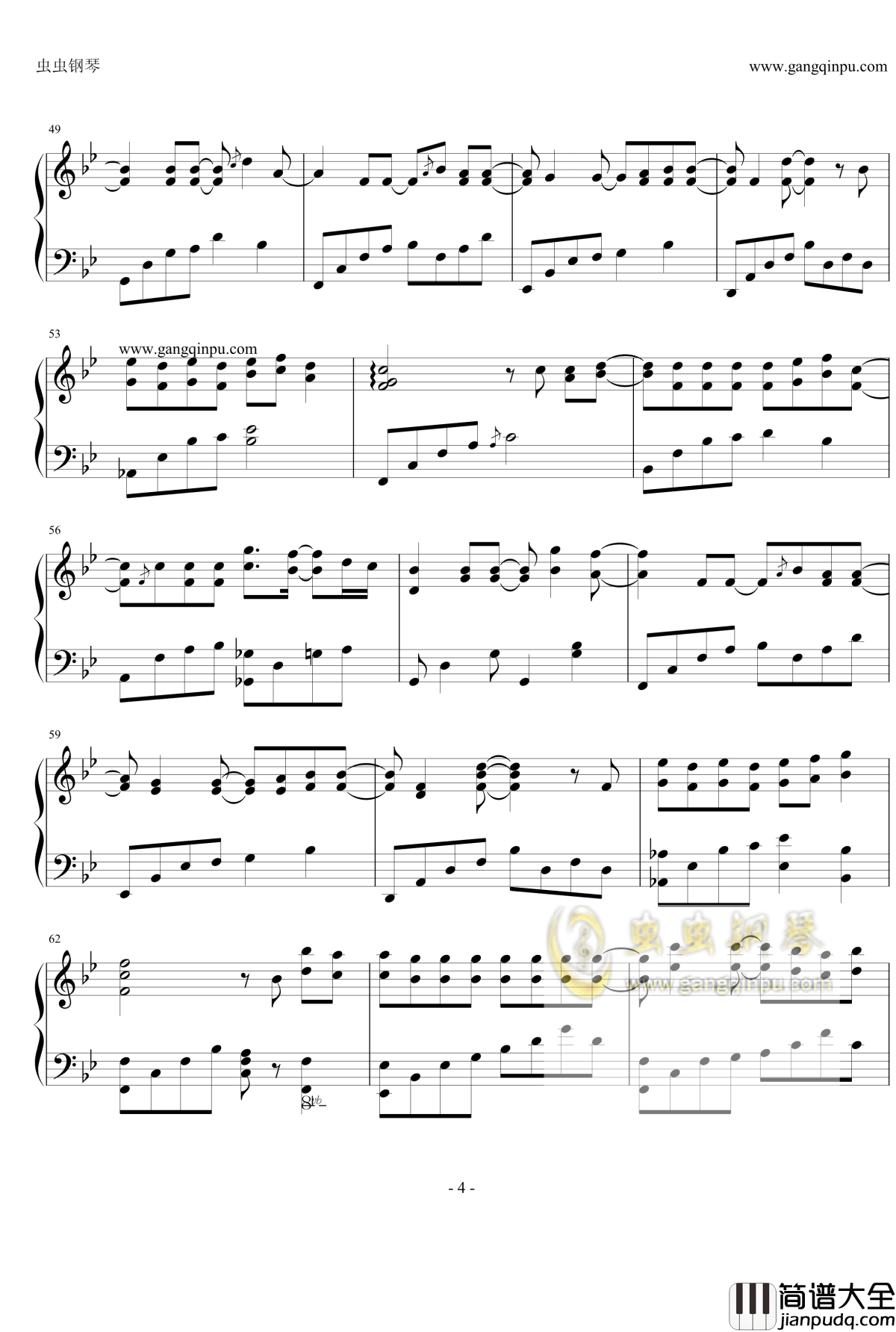 爱情怎么喊停钢琴谱_曾沛慈