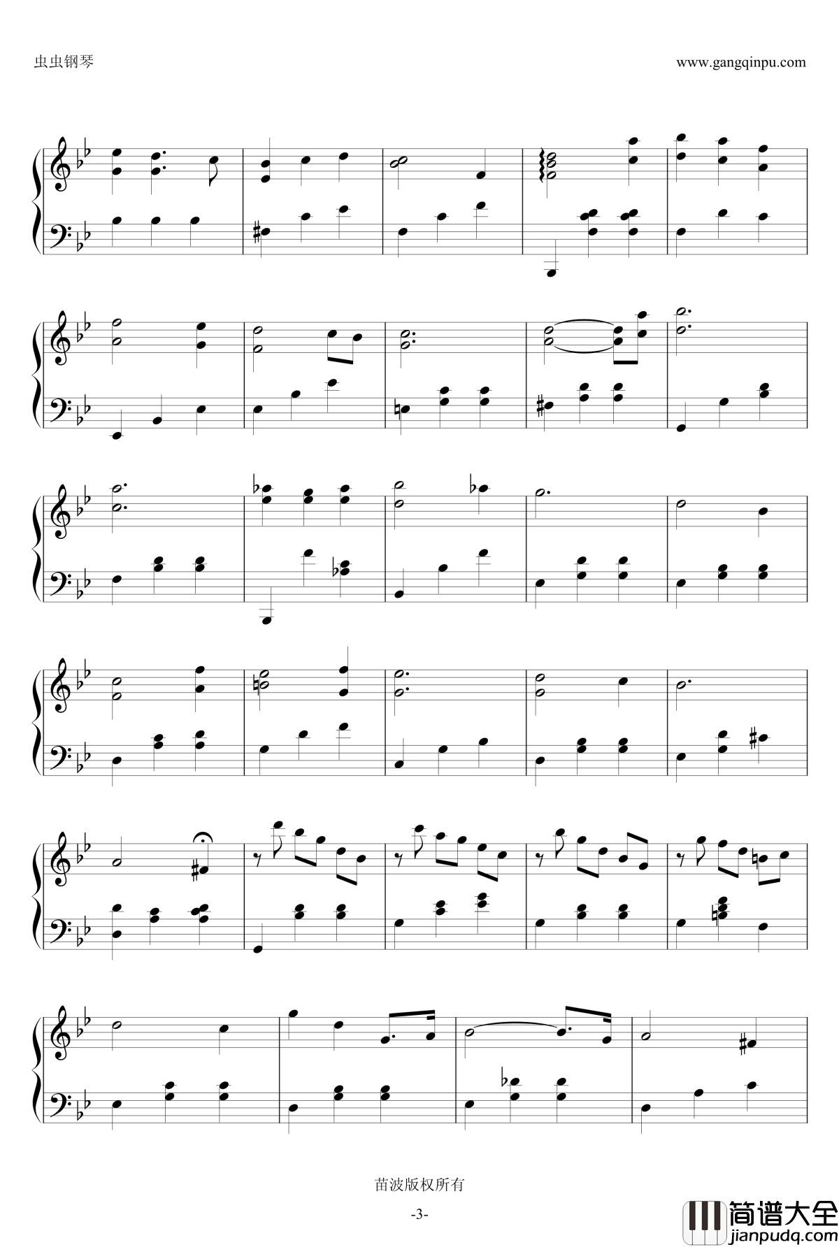 Reflection_I钢琴谱_宋光植