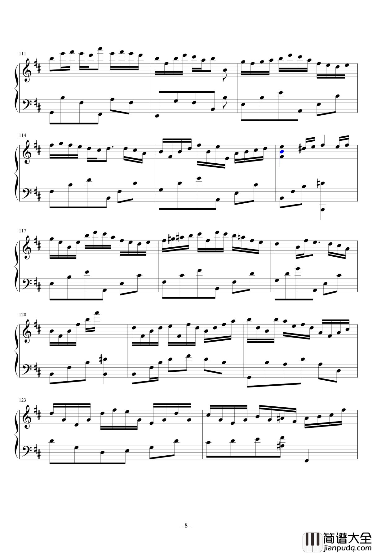 夏日·雨微凉钢琴谱_as2134