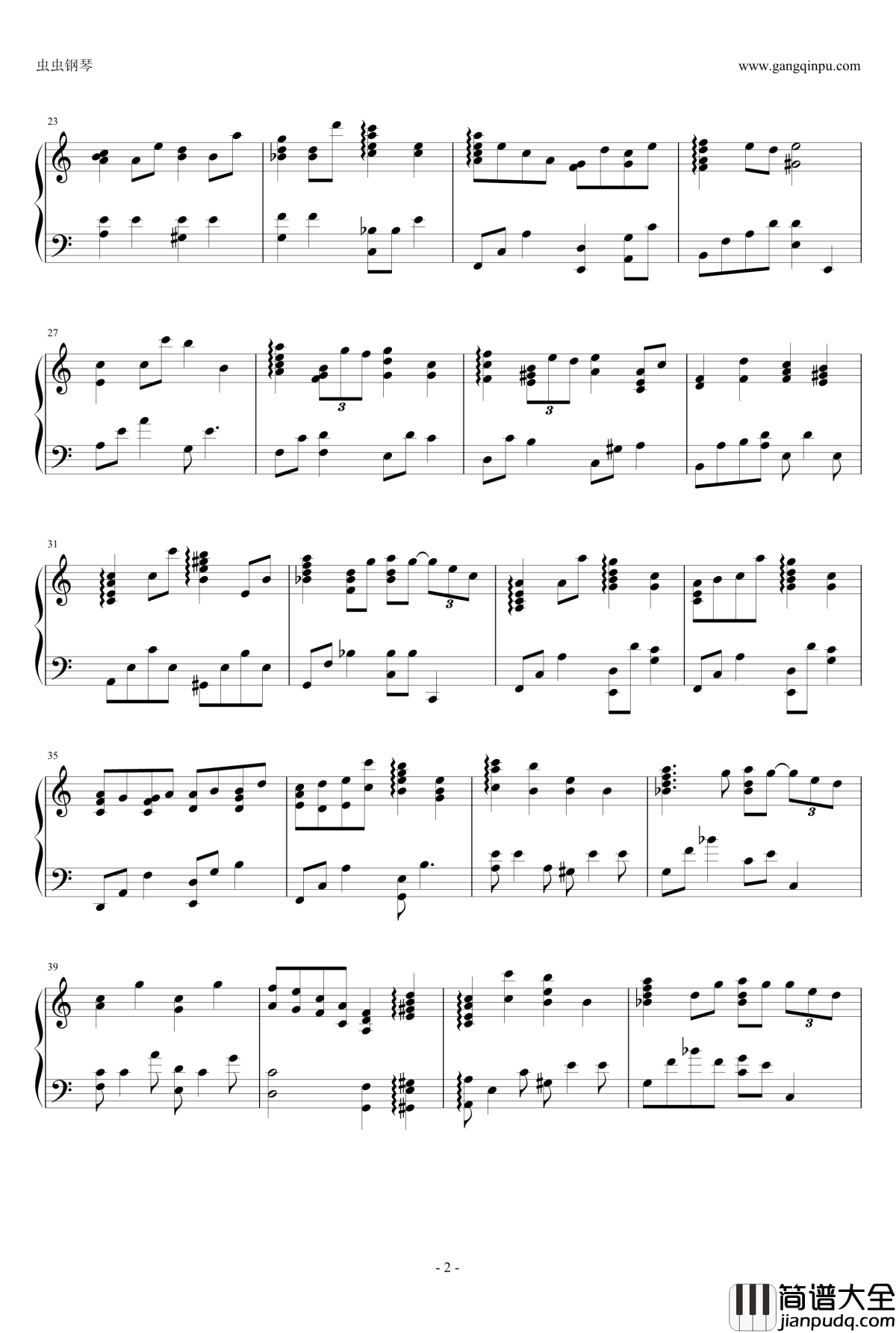 Chocolate钢琴谱_独奏_松下奈绪