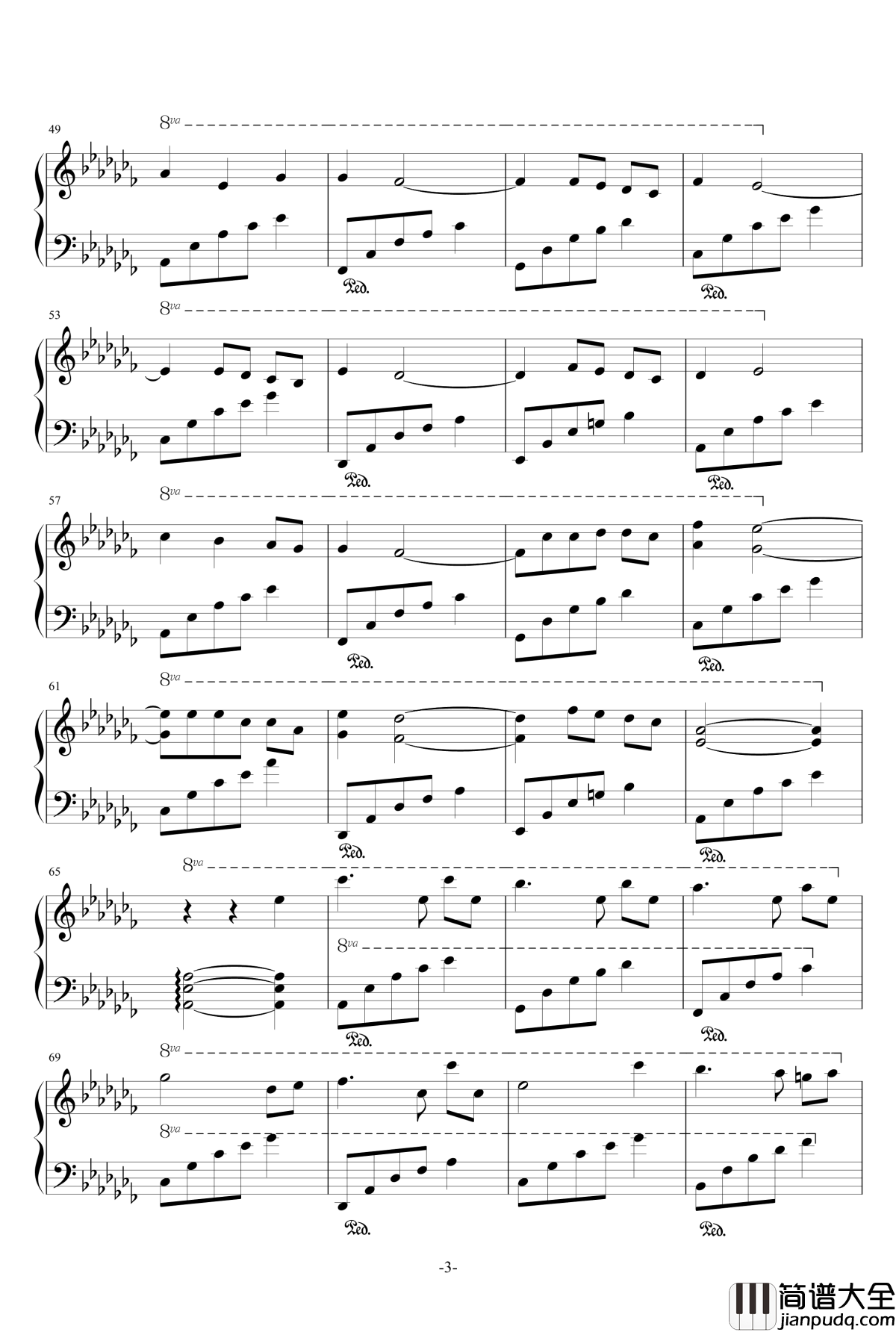 Imagine钢琴谱_gta3vcsa