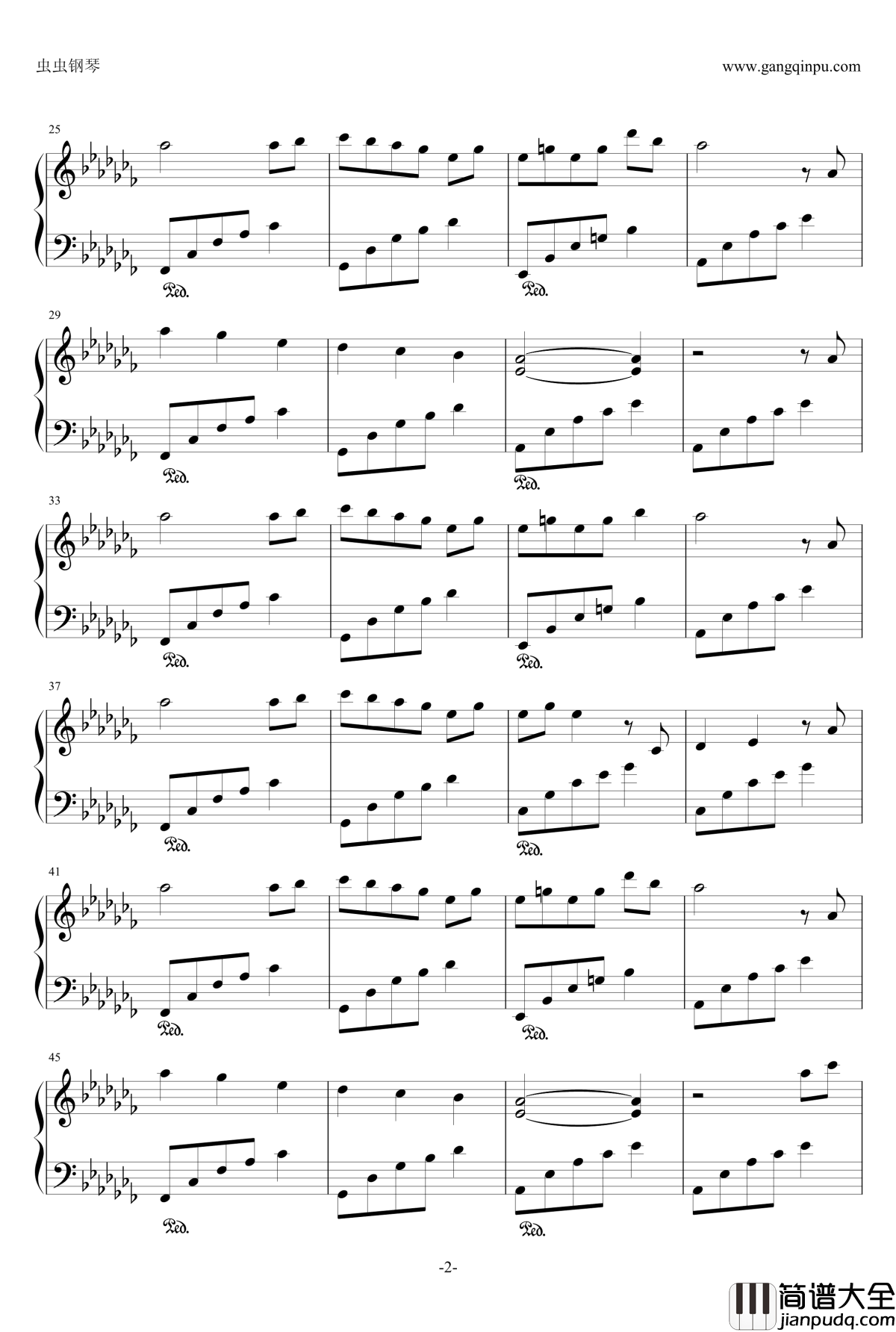 Go_With_The_Wind钢琴谱_gta3vcsa