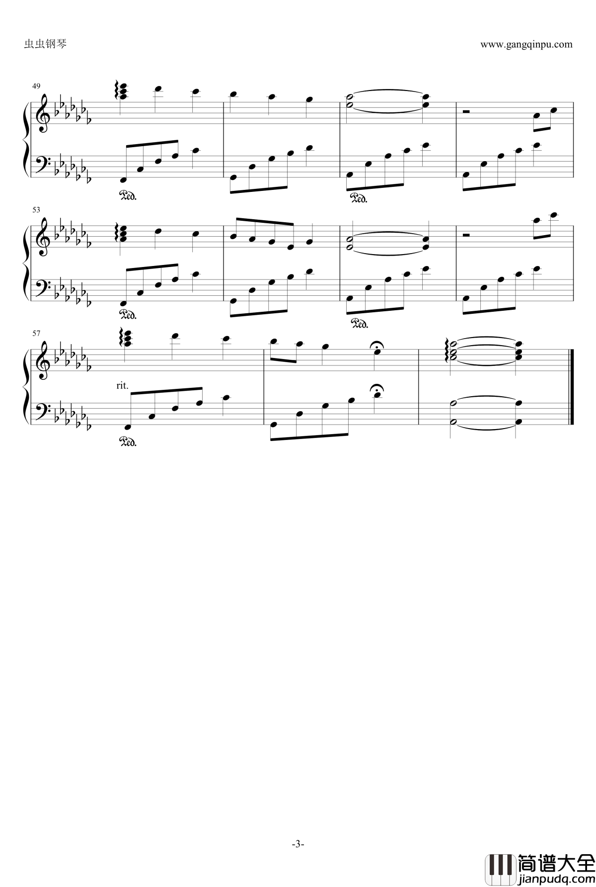 Go_With_The_Wind钢琴谱_gta3vcsa