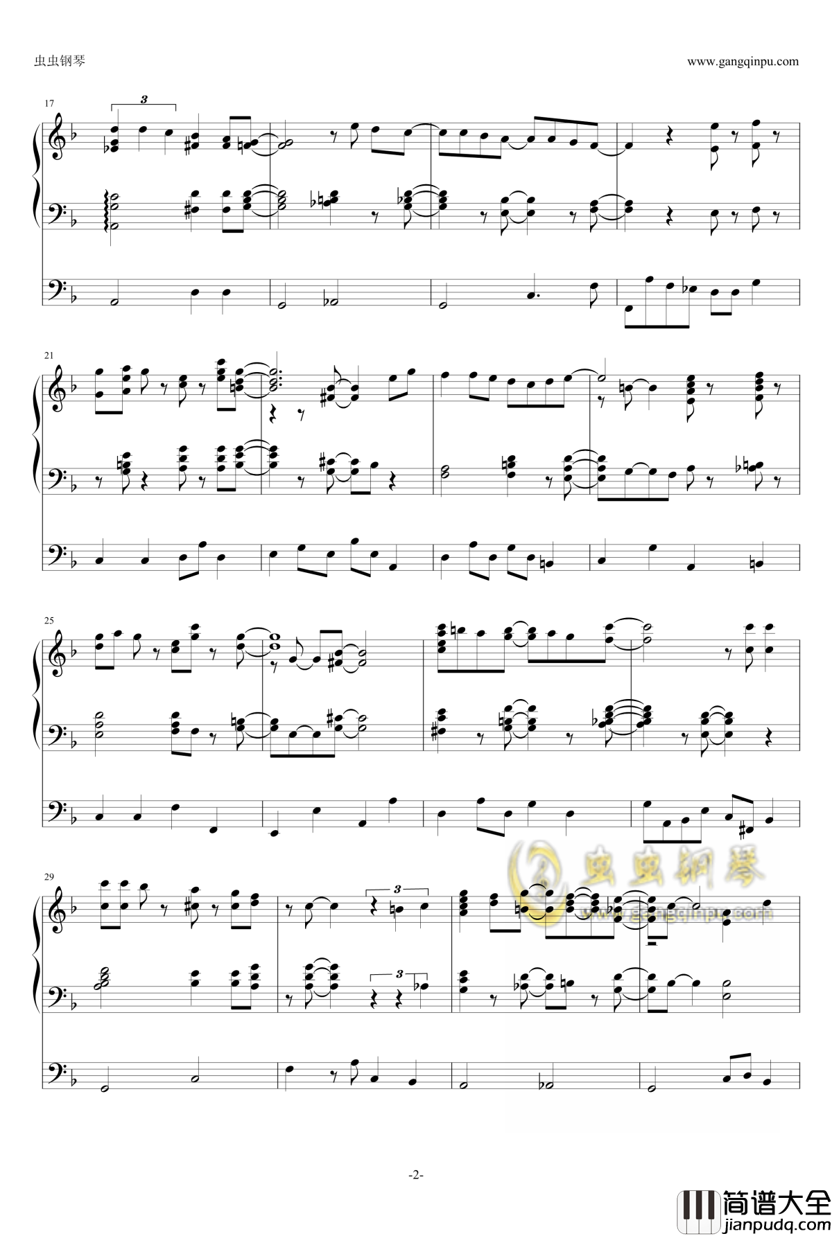 Let_It_Snow钢琴谱_三行_Beegie_Adair