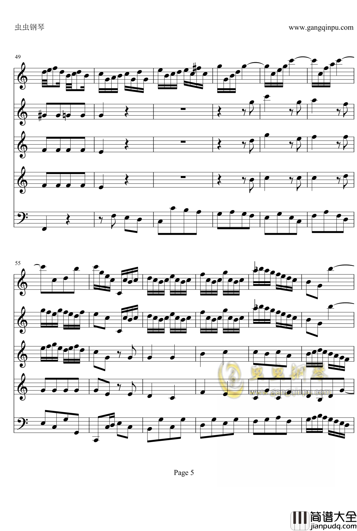 a小调小提琴协奏曲钢琴谱_巴赫_P.E.Bach