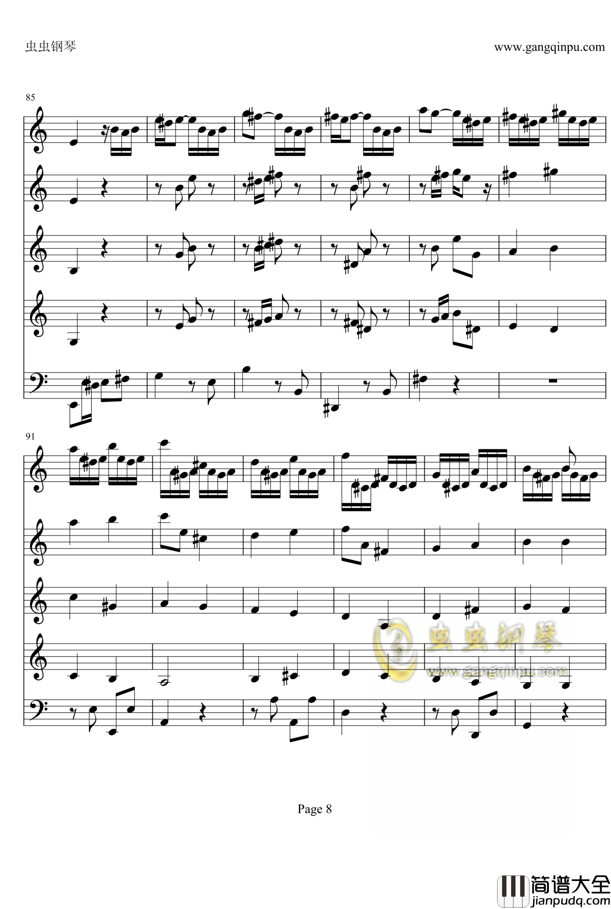 a小调小提琴协奏曲钢琴谱_巴赫_P.E.Bach