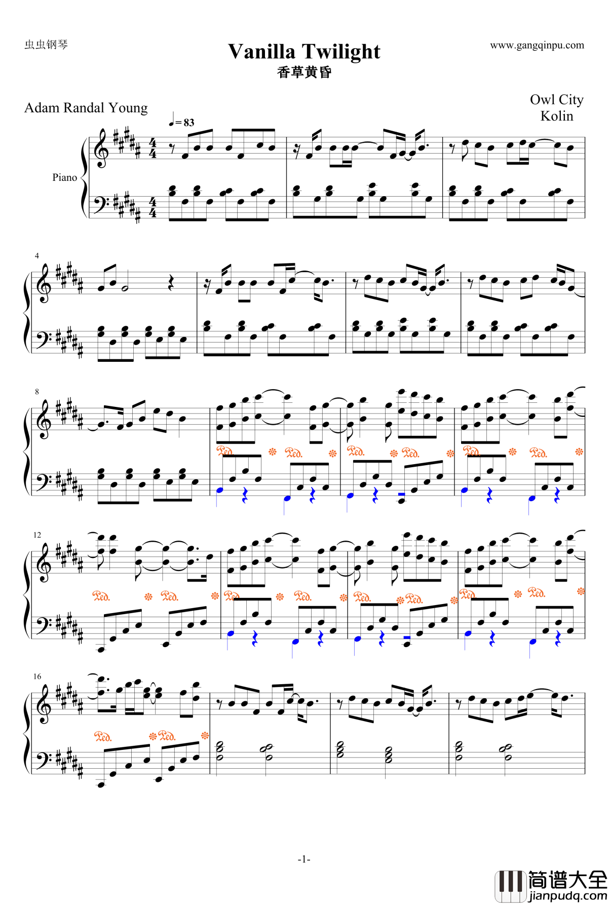 香草黄昏Vanilla_Twilight_Vanilla_Twilight_Owl_City