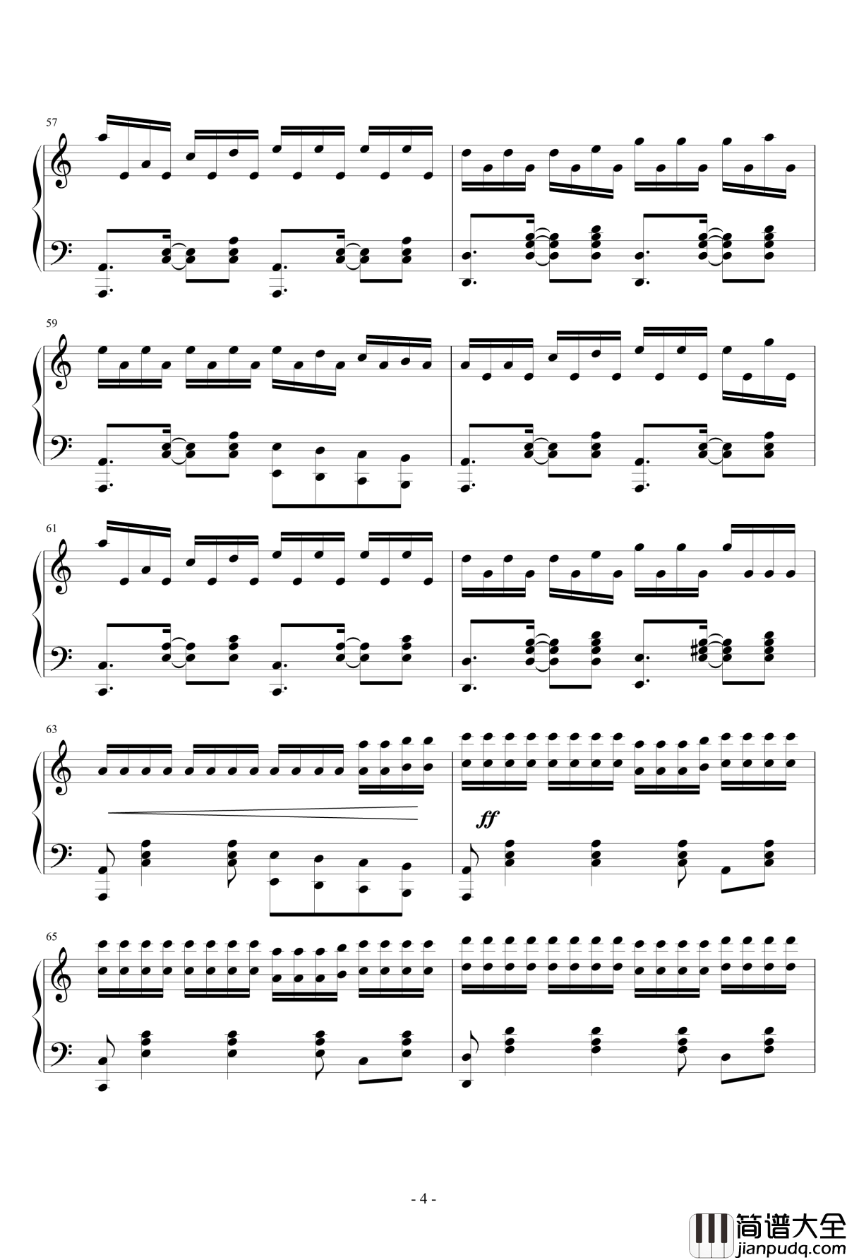 歌声与微笑钢琴谱_我也不知道啊