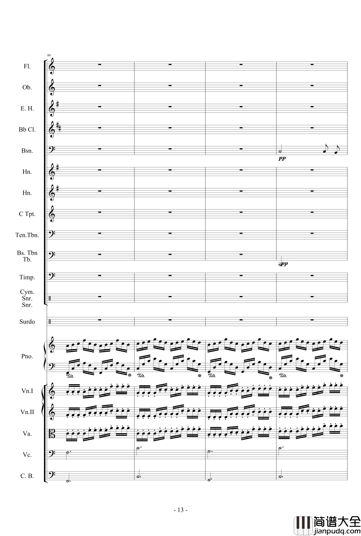 海上的阳光钢琴谱_为钢琴和管弦乐团而作_10572578