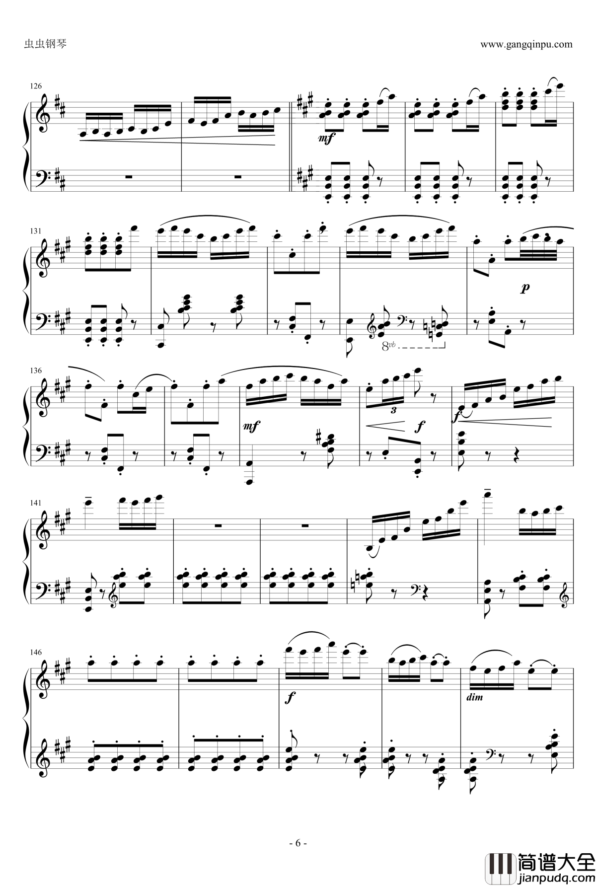 梁祝钢琴谱_快板_中国名曲