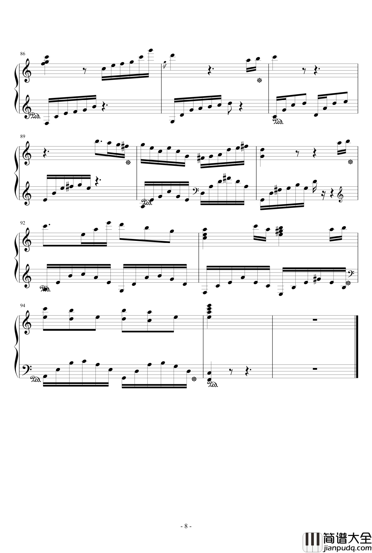 猜心钢琴谱_ellocz