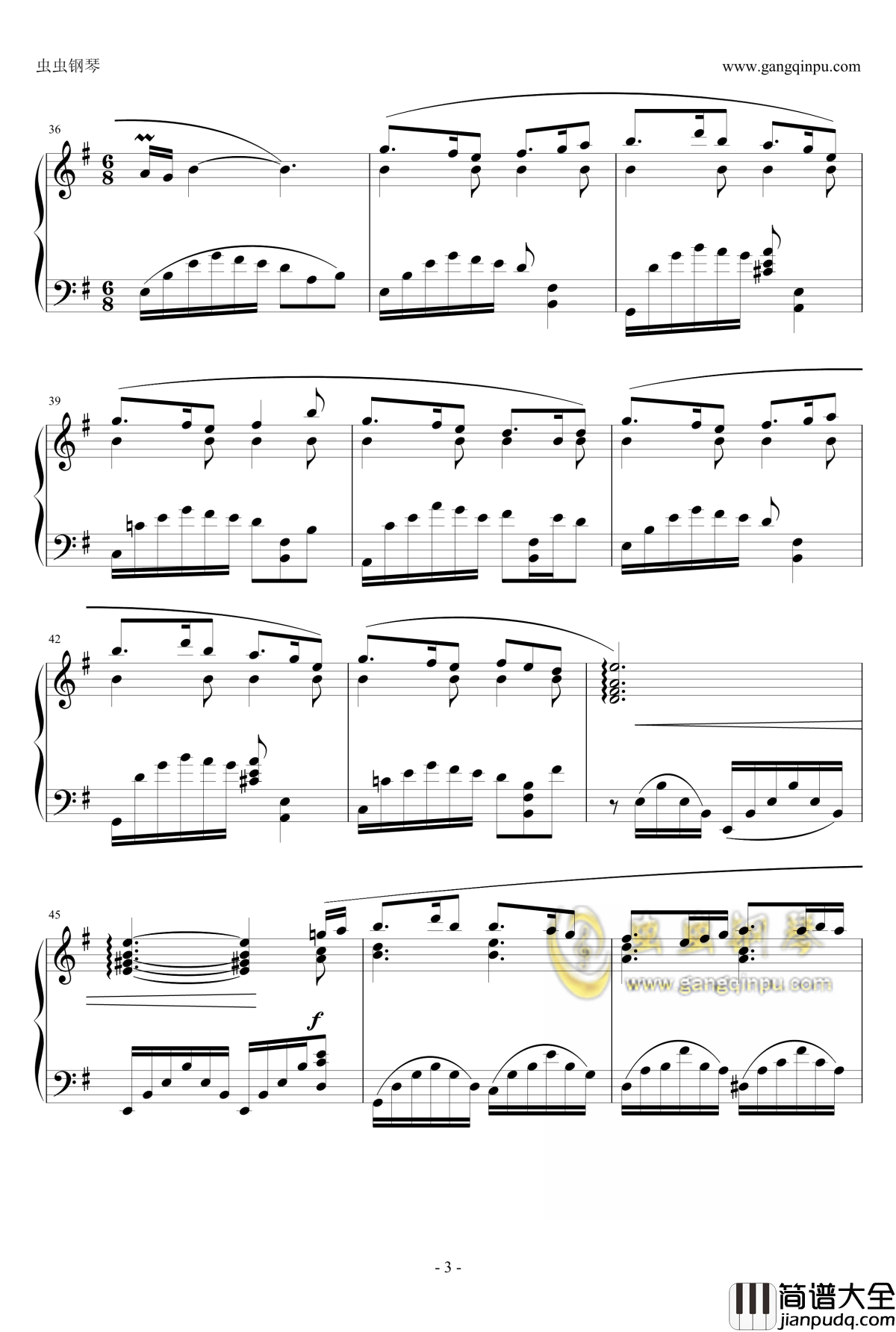 消えぬ悲しみ钢琴谱_最终幻想9