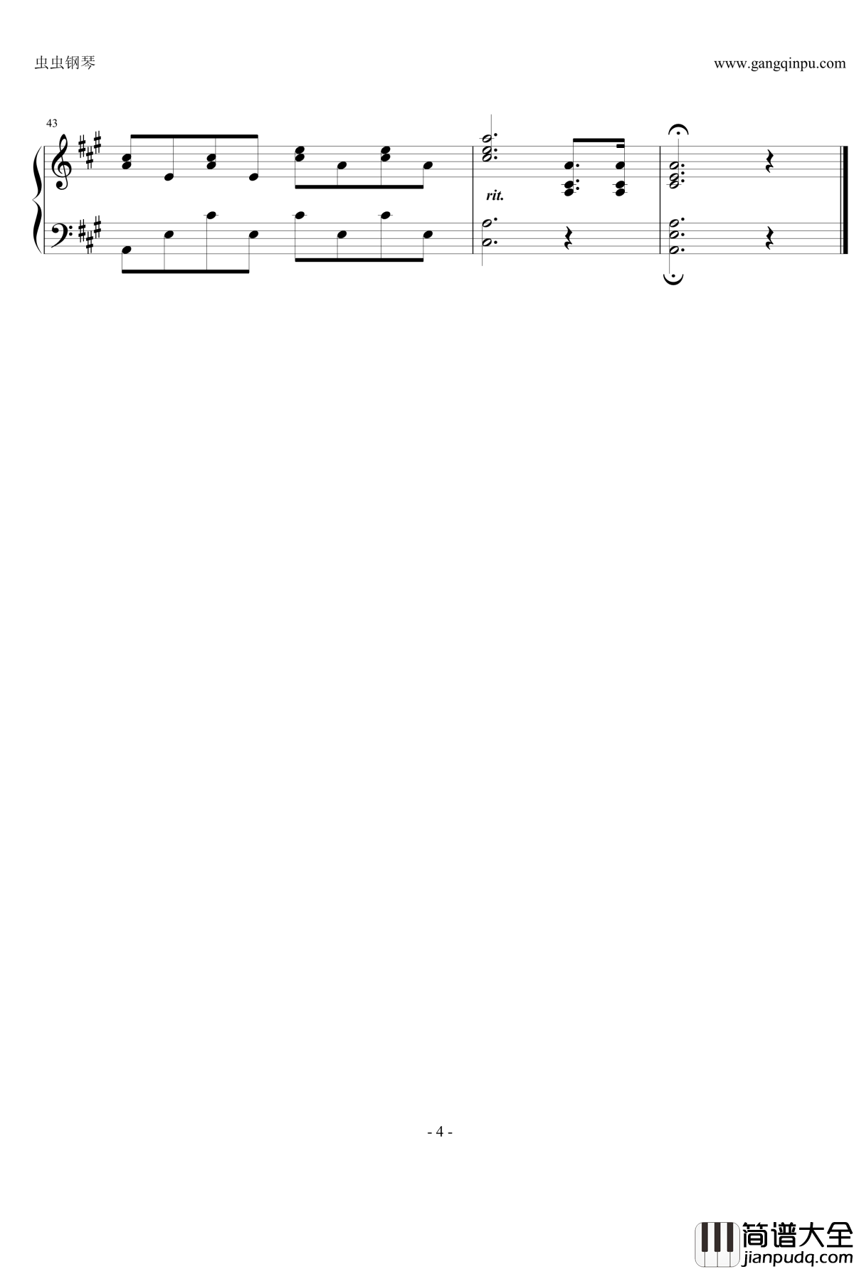 Love_In_July钢琴谱_zanta