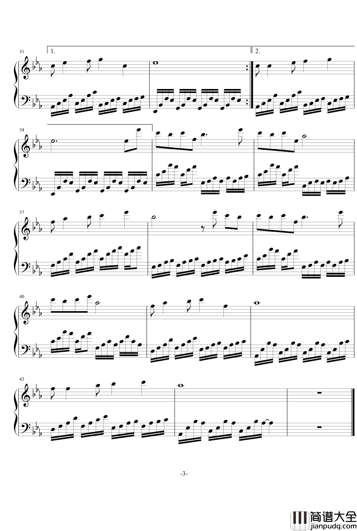 惜落钢琴谱_為妳而舞